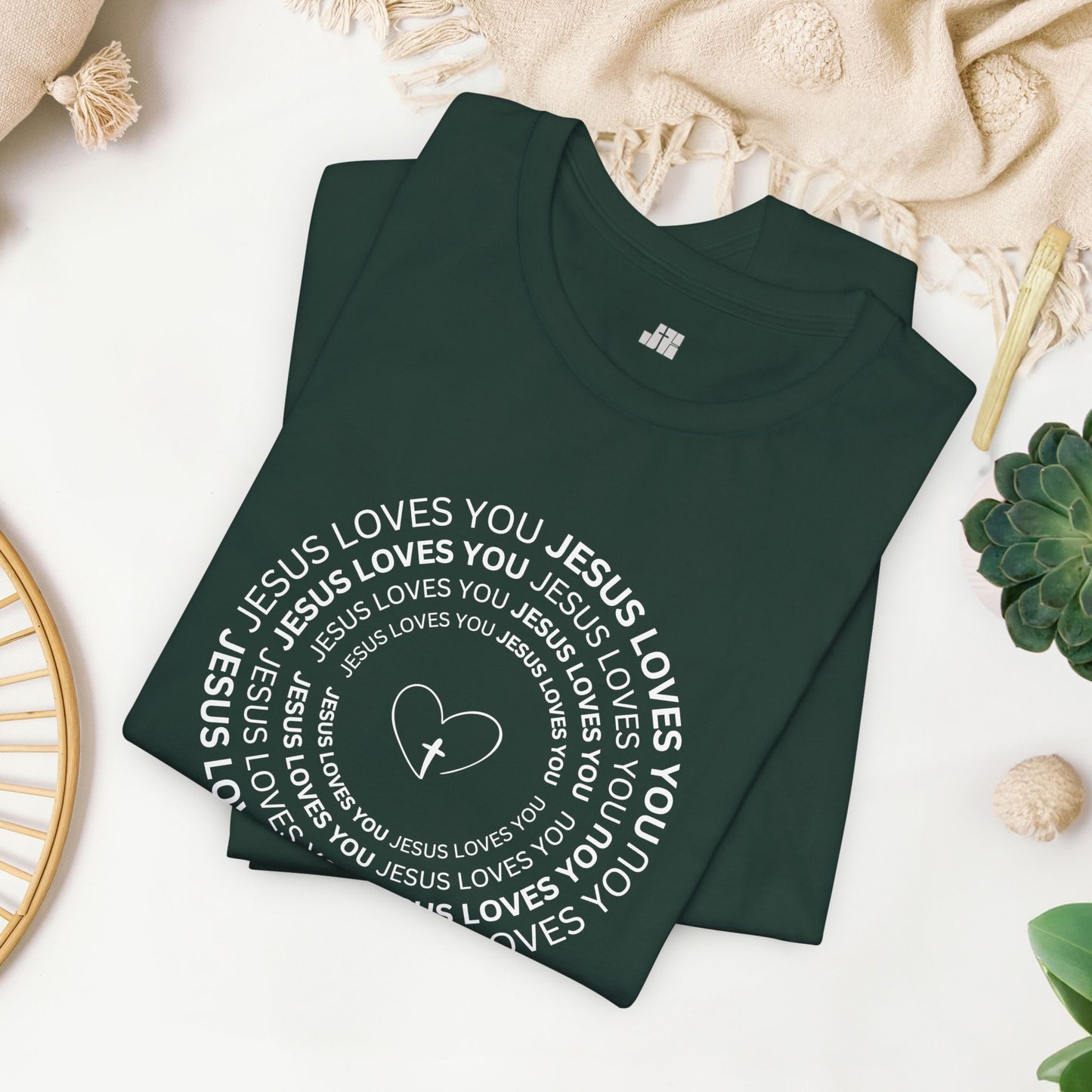 Jesus Loves You Soft Cotton Tee