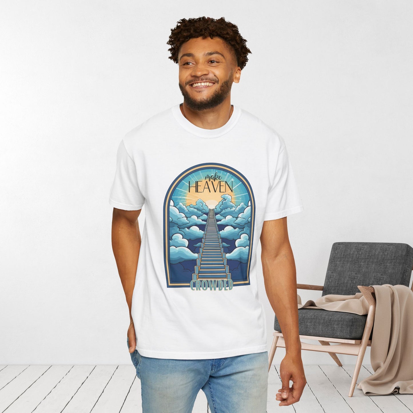 Comfort Colors Make Heaven Crowded Shirt