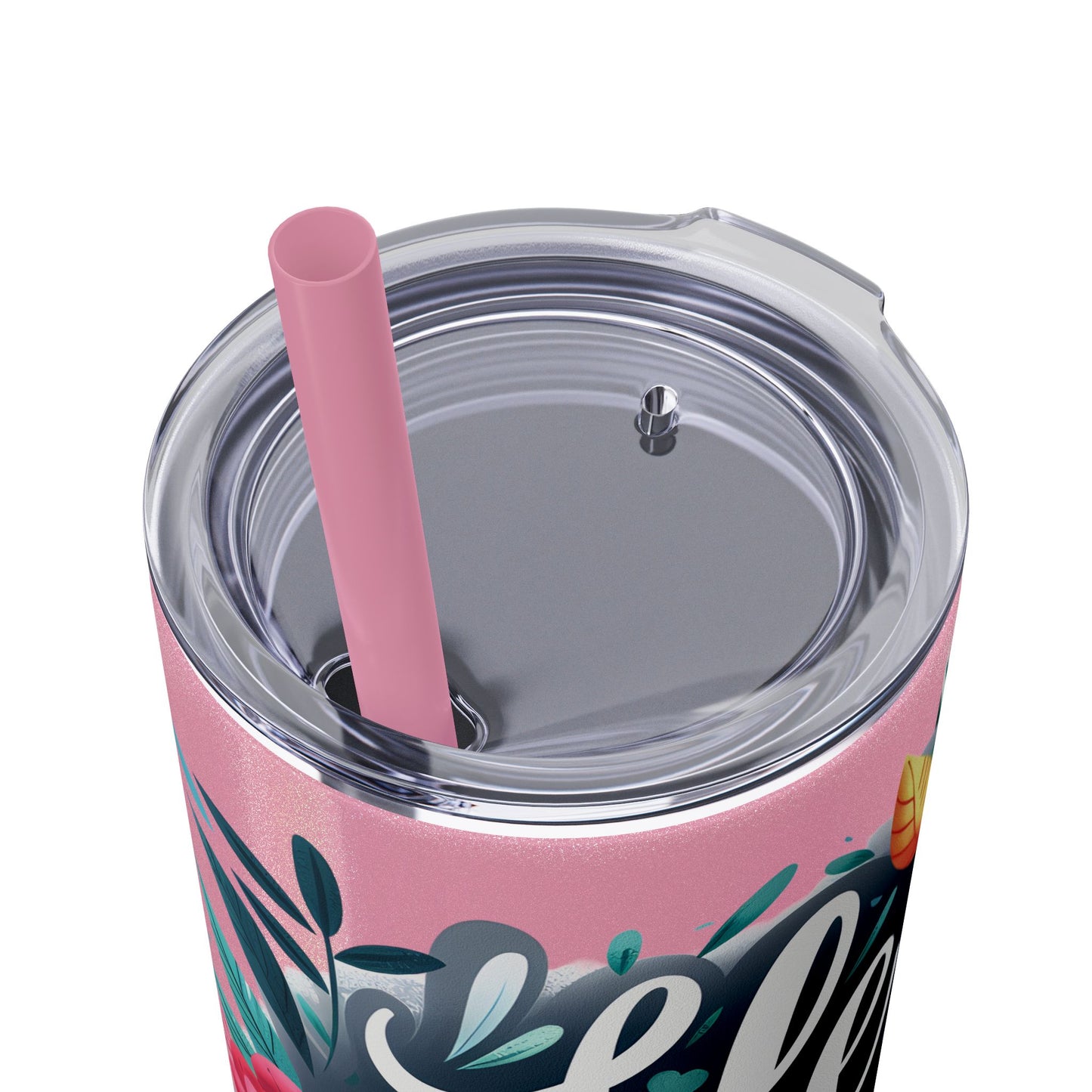 He is Risen Skinny Tumbler with Straw - 20oz