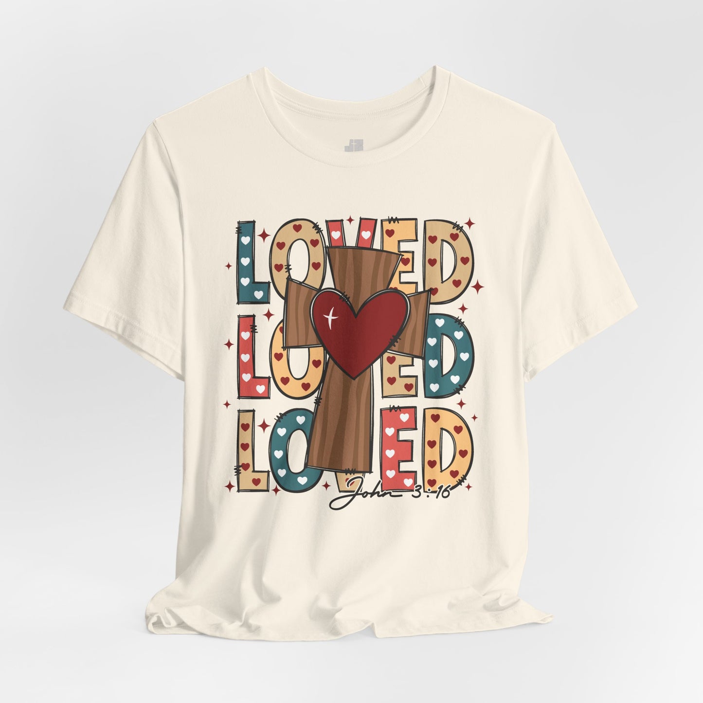 Loved John 3:16 Soft Cotton Tee