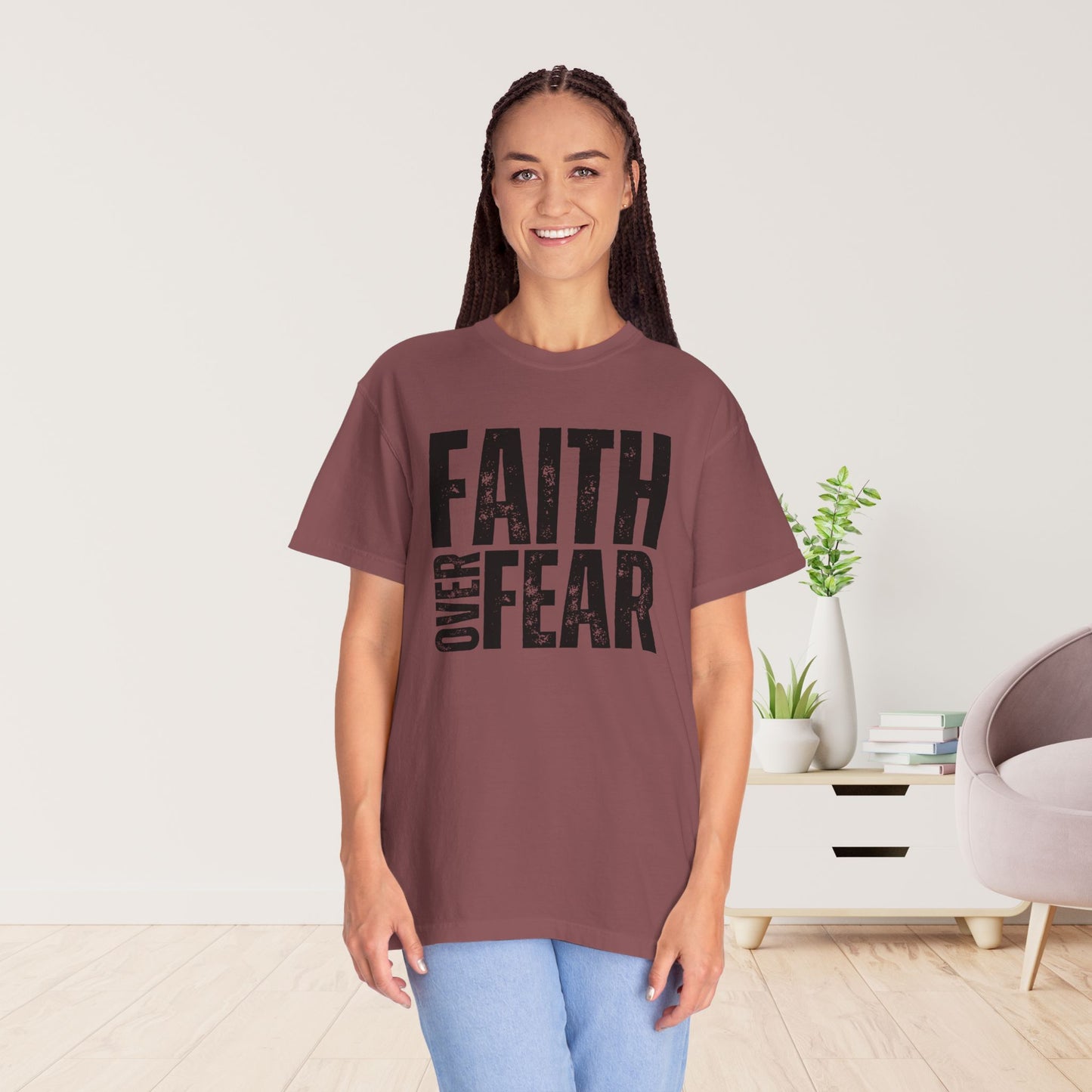 Comfort Colors Faith Over Fear Shirt Unisex Shirt