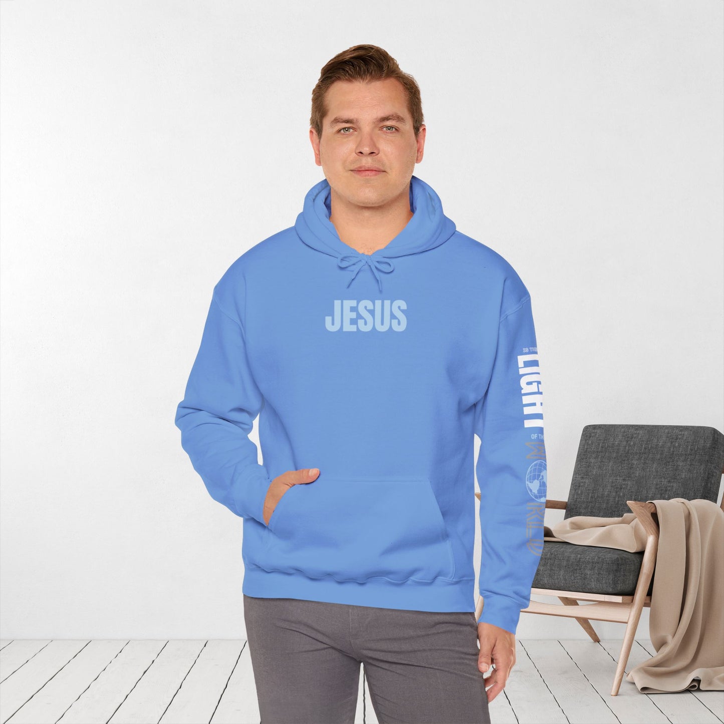 Follow Jesus Hoodie - Jesus is the Light of the World Hoodie - John 8:12 Hoodie