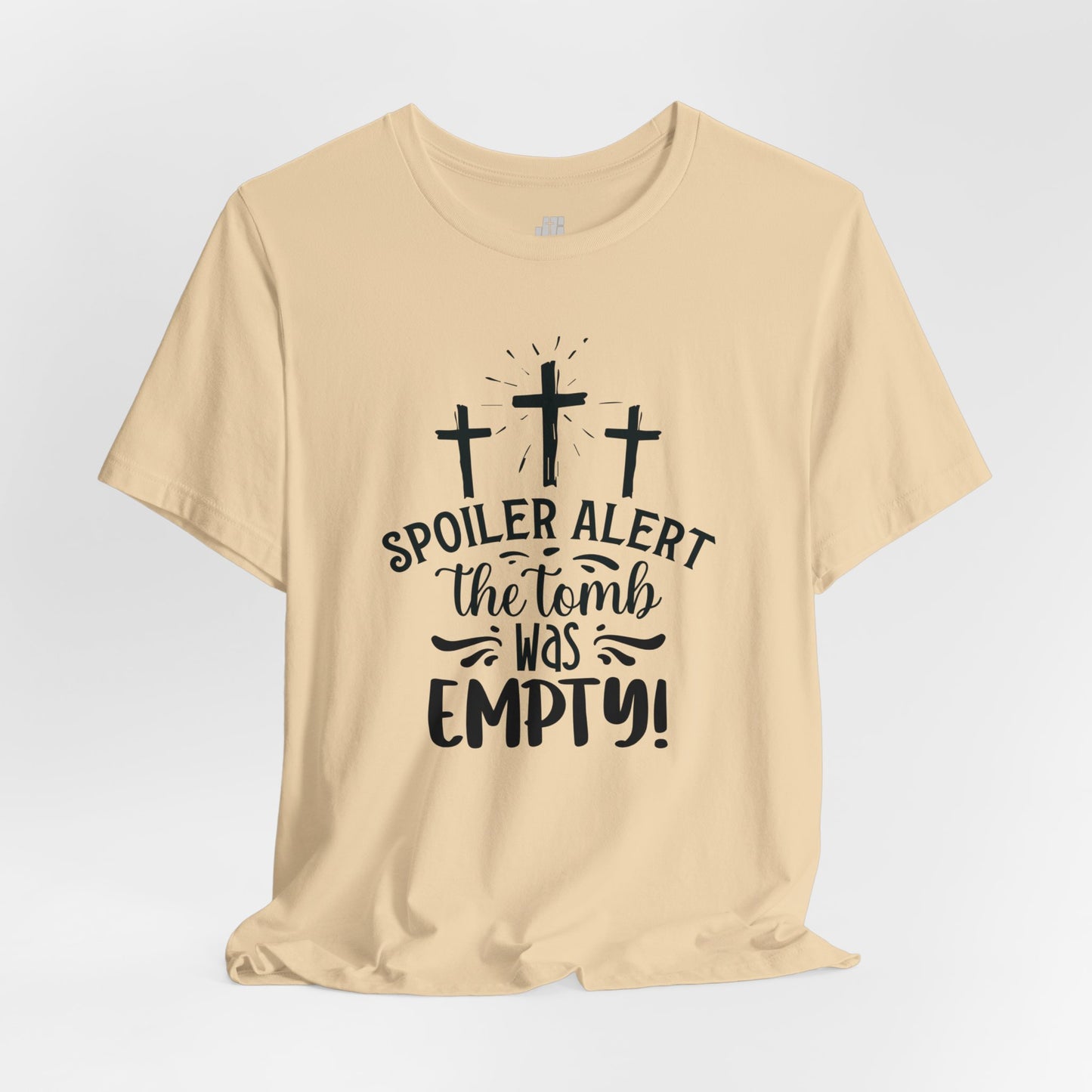 Spoiler Alert The Tomb Was Empty Christian Soft Cotton Tee - Easter Shirt