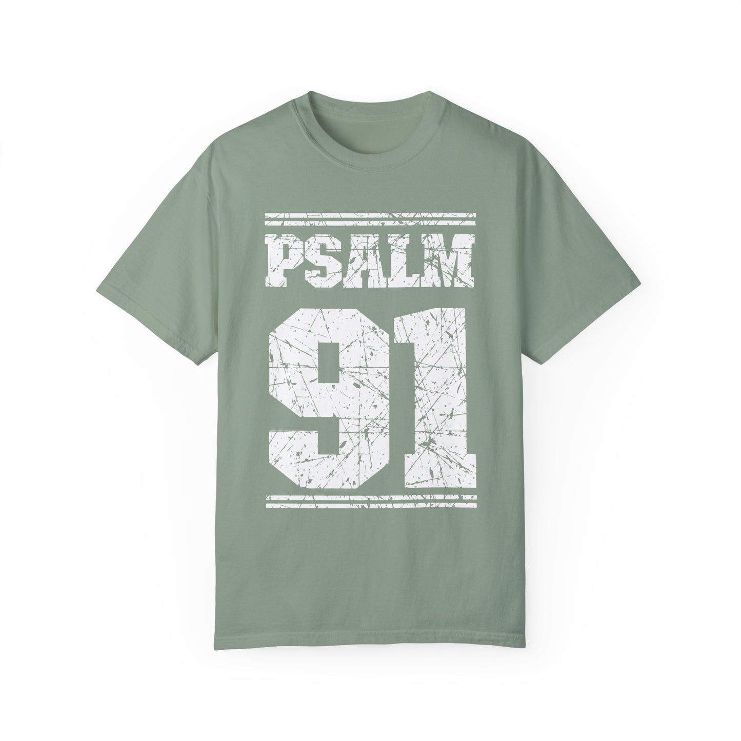 Psalm 91 Comfort Colors Christian Shirt - Bible Verse Shirt