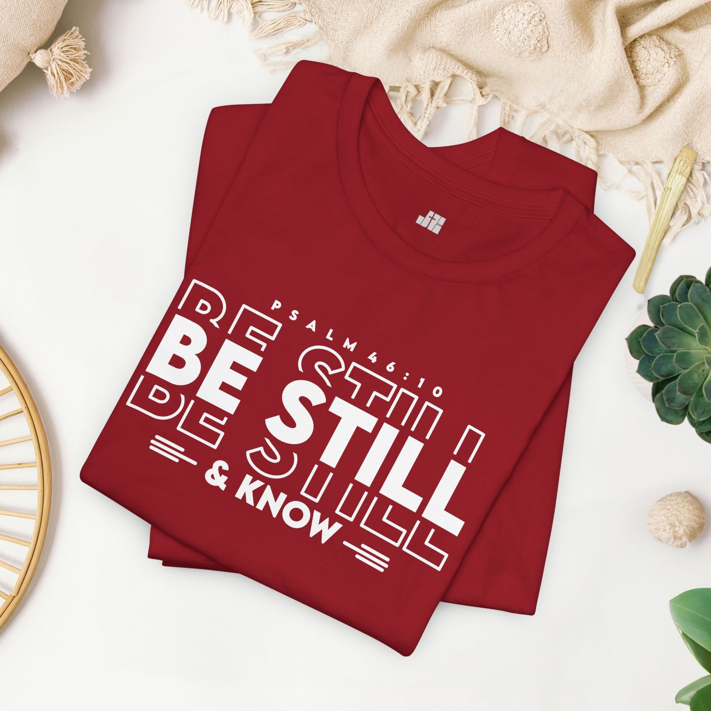 Be Still & Know Christian Soft Cotton Tee