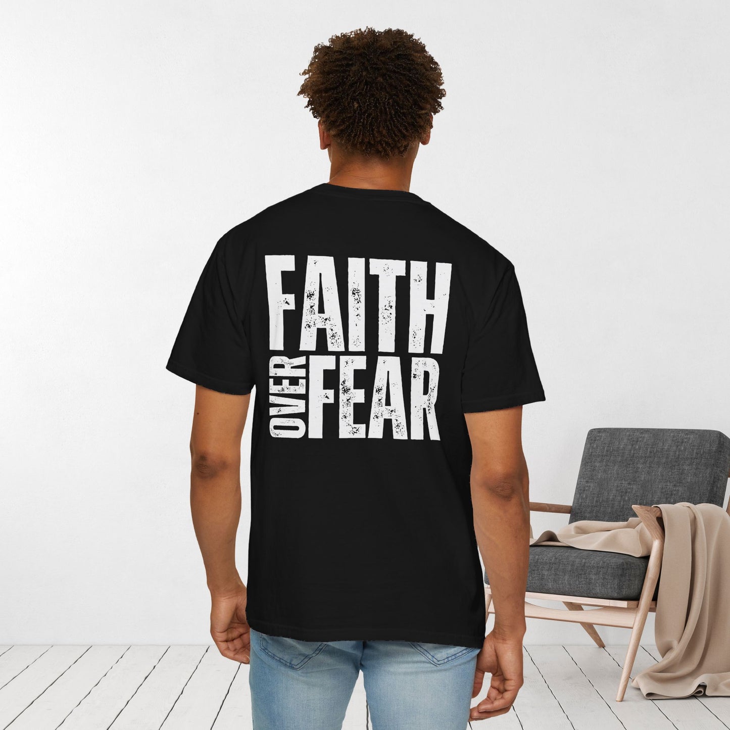 Comfort Colors Faith Over Fear Christian Shirt