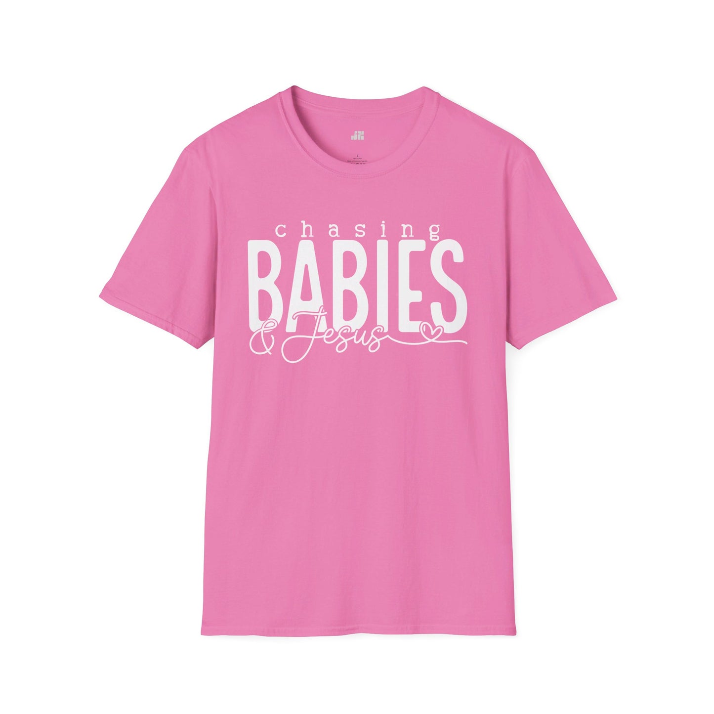 Chasing Babies & Jesus Softstyle T-shirt