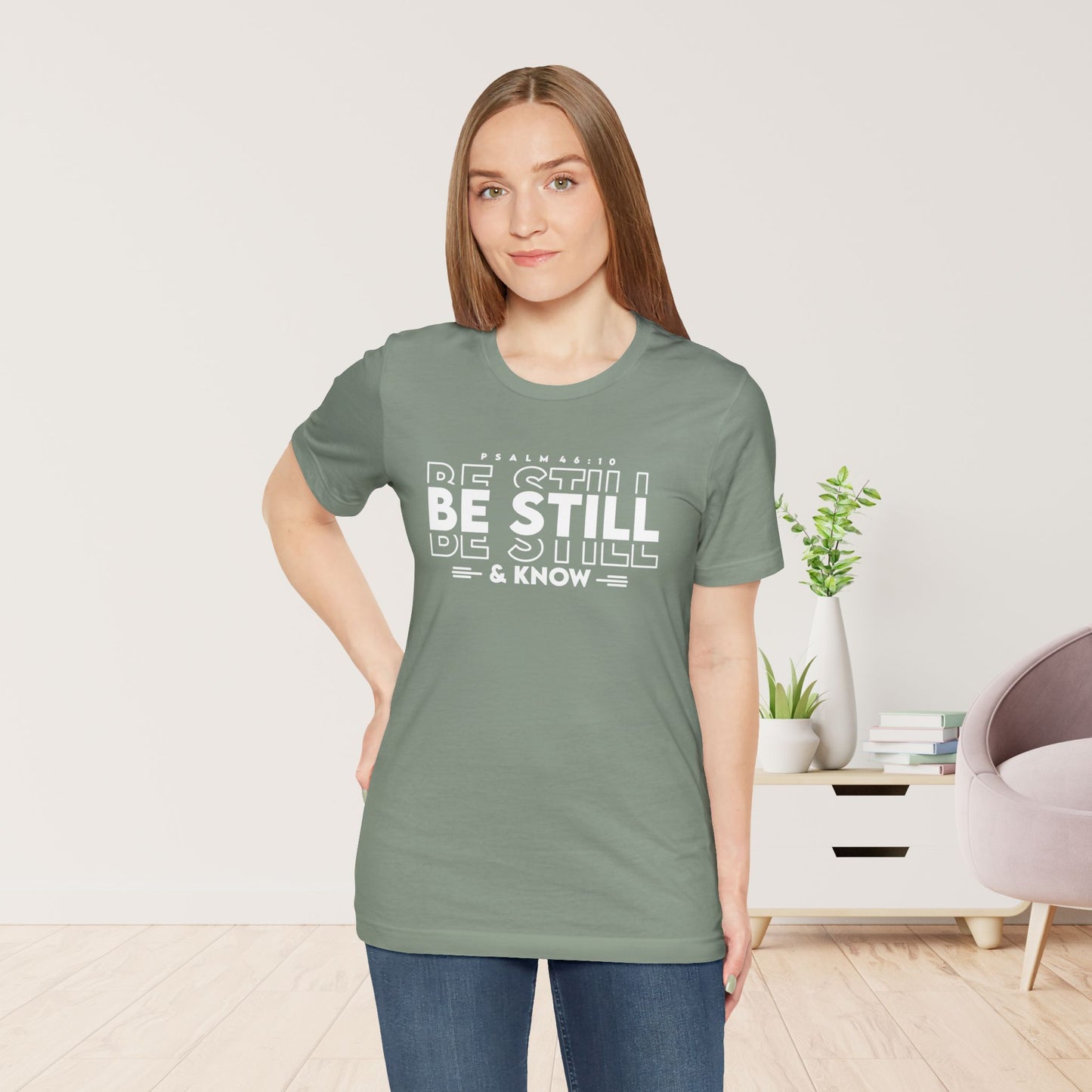 Be Still & Know Christian Soft Cotton Tee