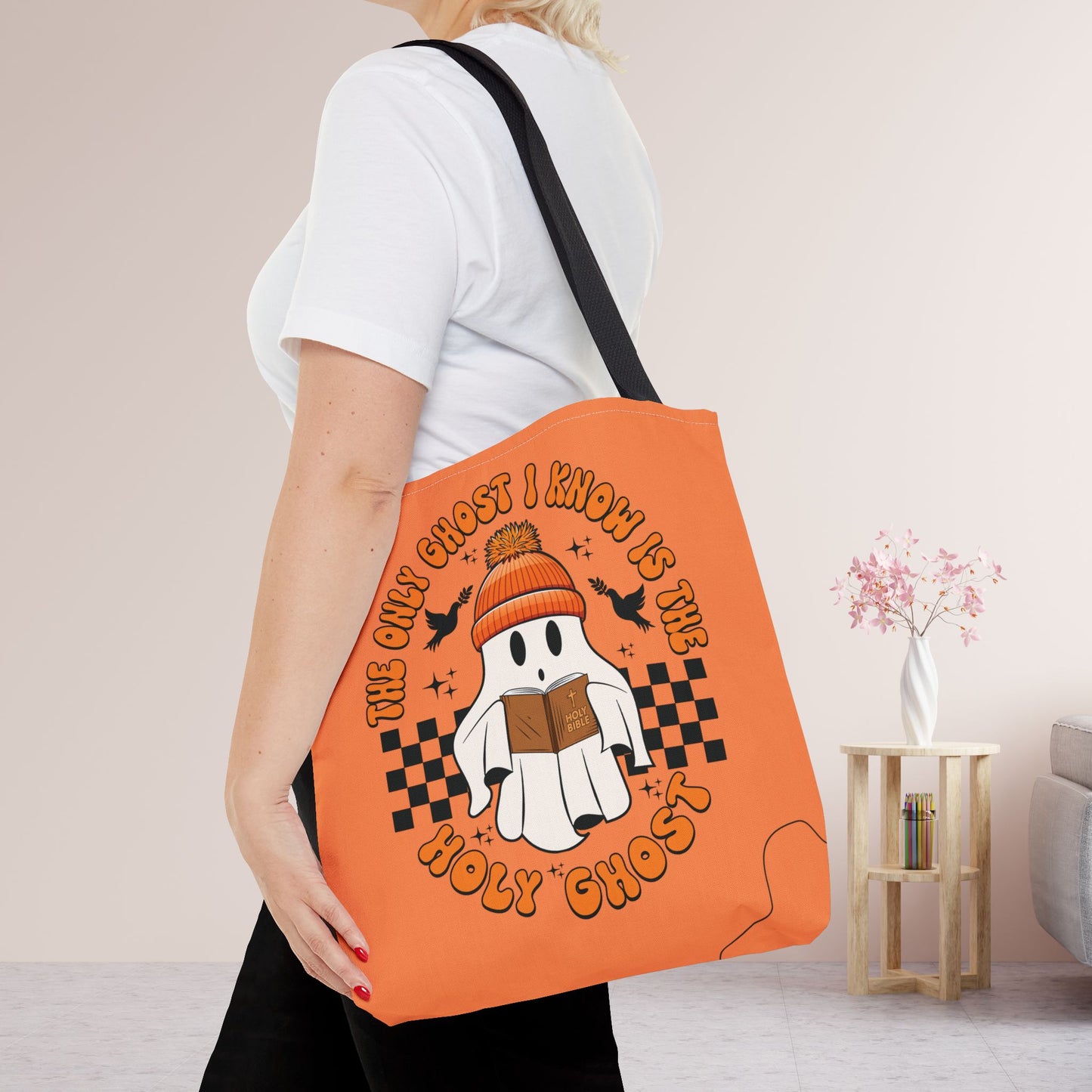 The Only Ghost I Know Is The Holy Ghost Bag - Christian Tote Bag