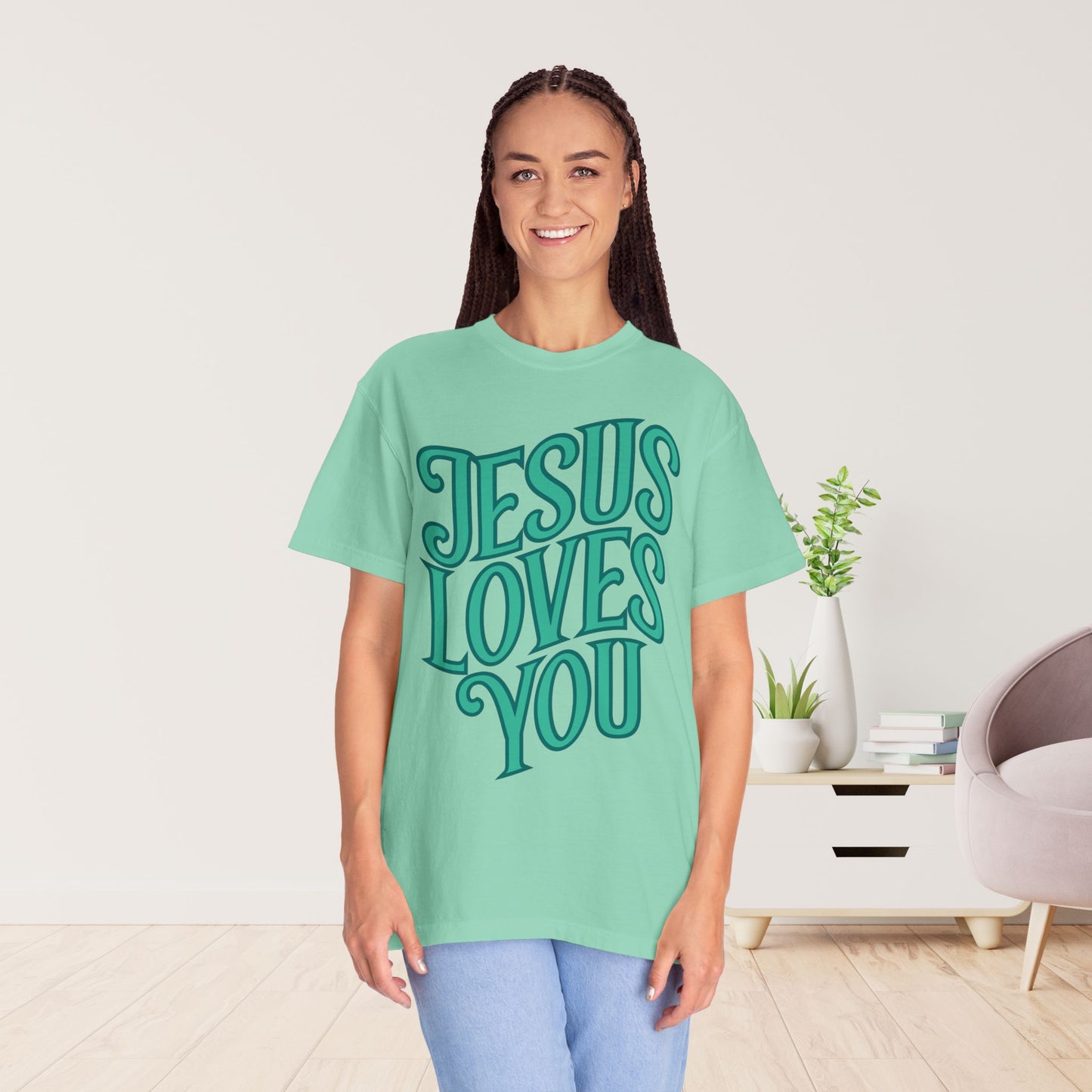 Jesus Loves You Comfort Colors Shirt