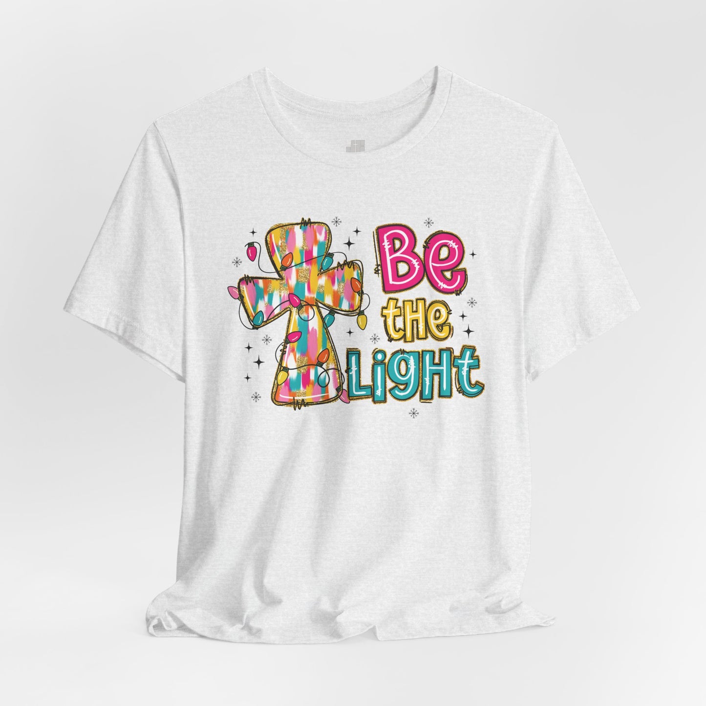 Be The Light Soft Cotton Tee - Christian Christmas Shirt