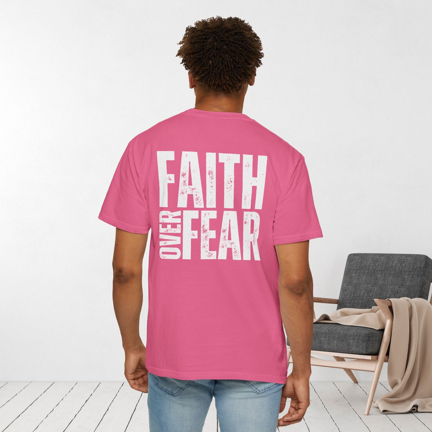 Comfort Colors Faith Over Fear Christian Shirt