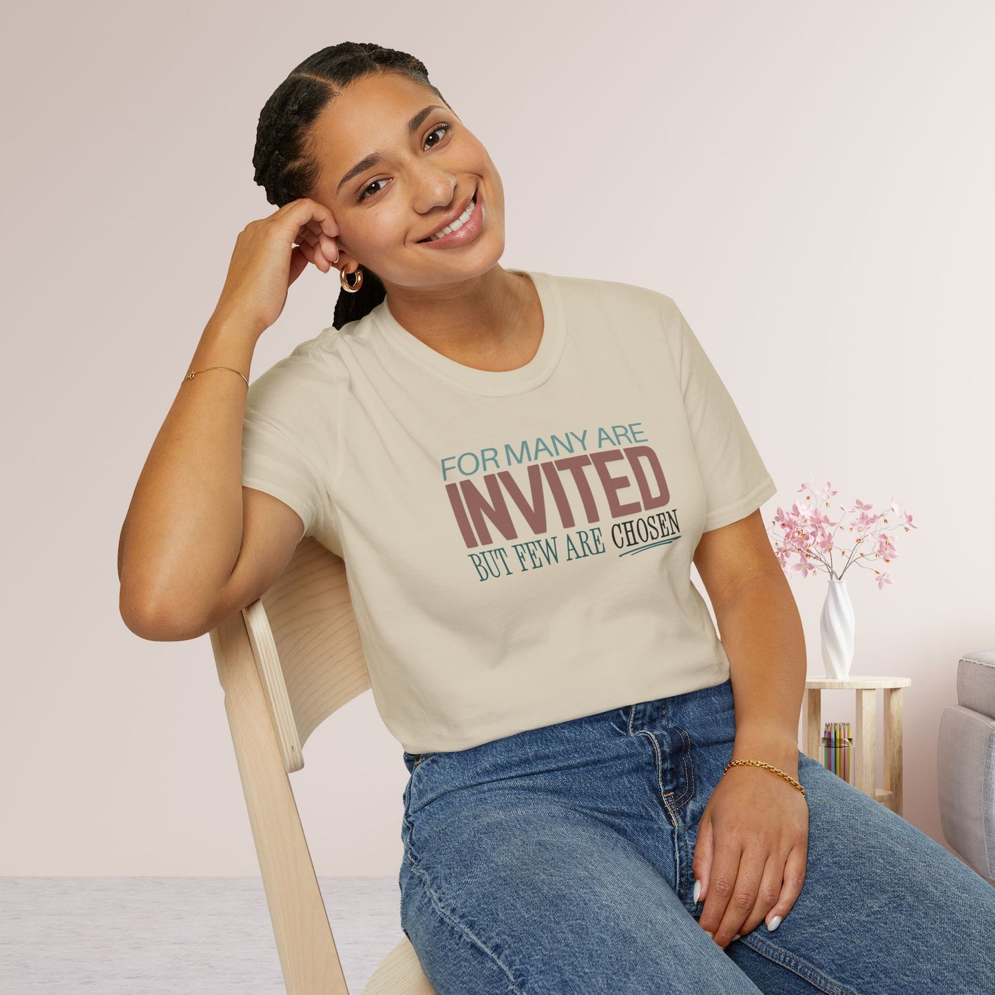 For Many Are Invited But Few Are Chosen - Make Heaven Crowded Softstyle T-shirt