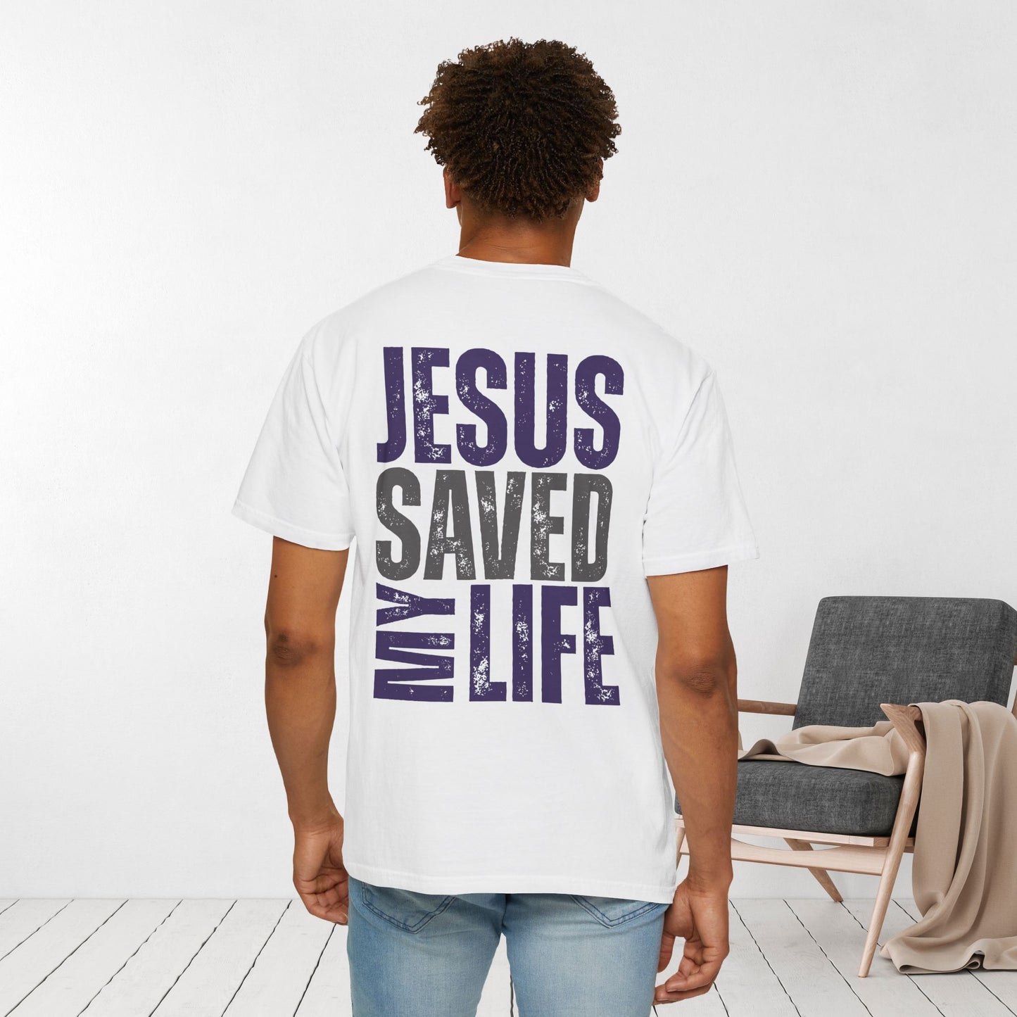 Comfort Colors Jesus Saved My Life Christian Shirt