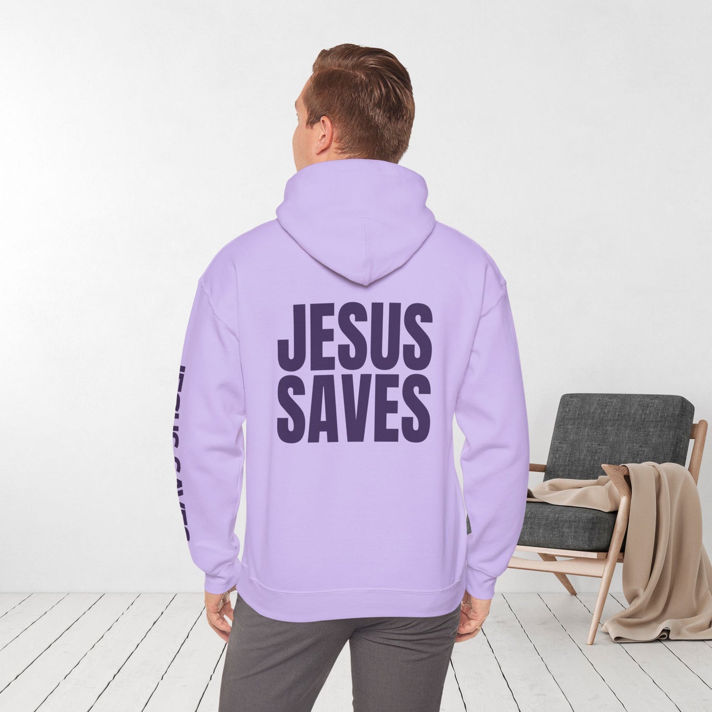 Jesus Saves Hoodie - Acts 4:12 Bible Verse Christian Hoodie