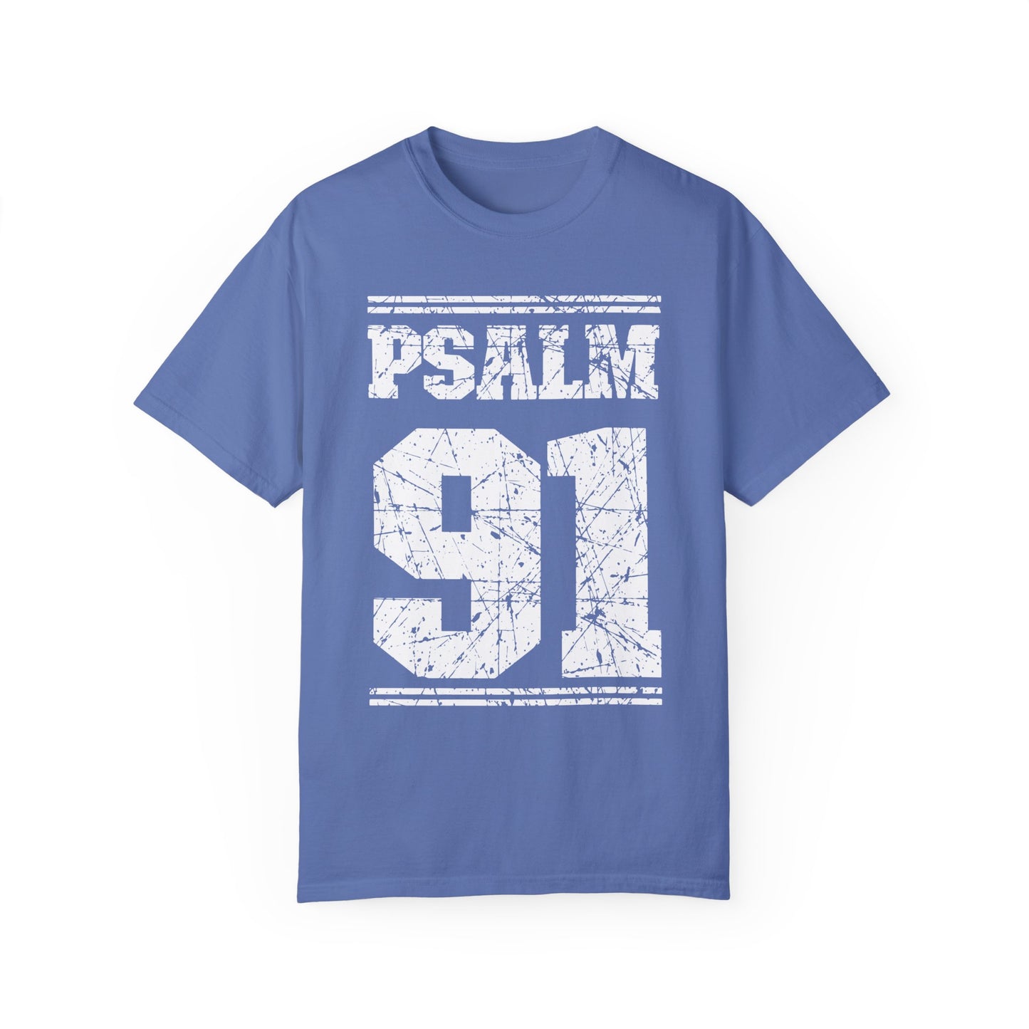 Psalm 91 Comfort Colors Christian Shirt - Bible Verse Shirt