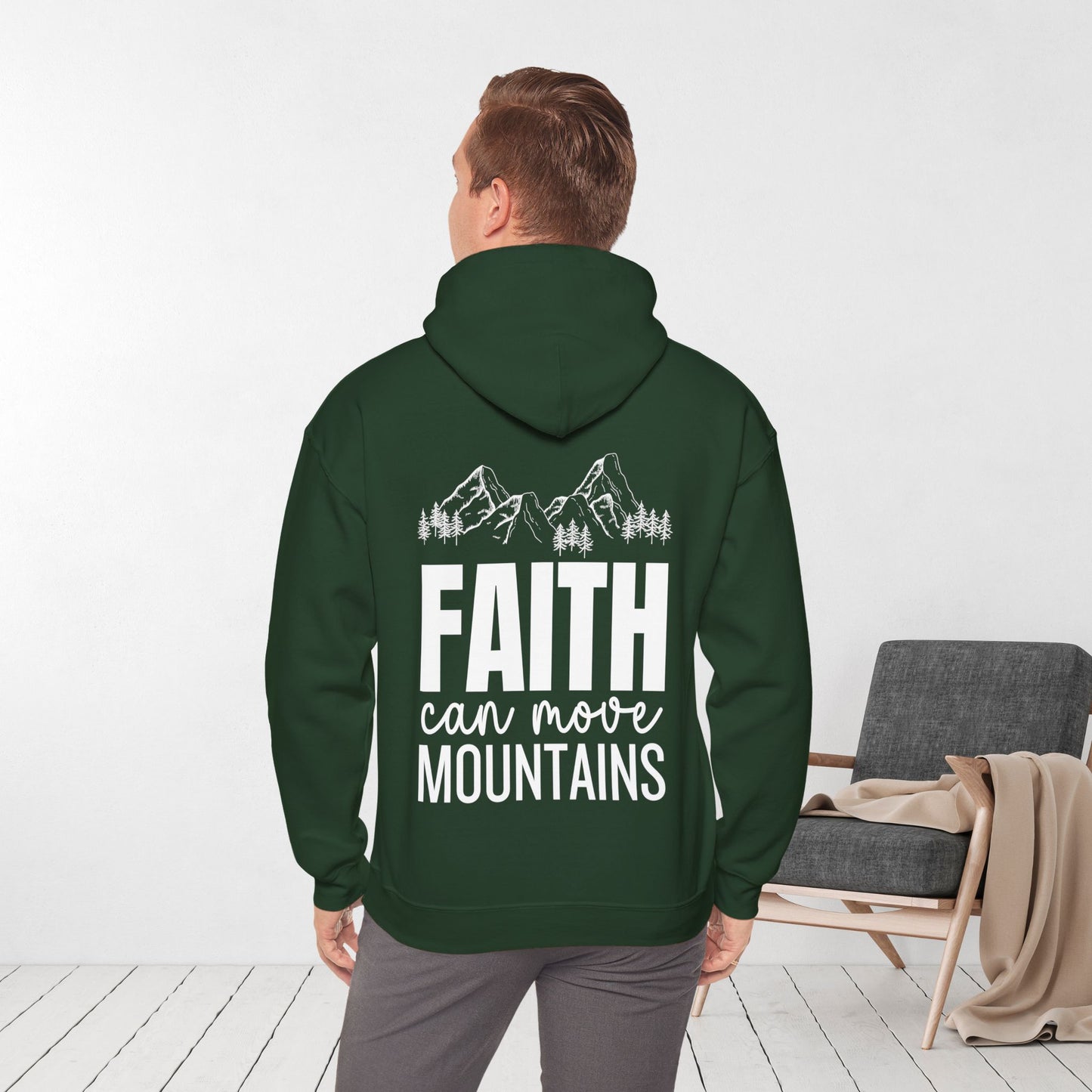 Faith Can Move Mountains Christian Hoodie