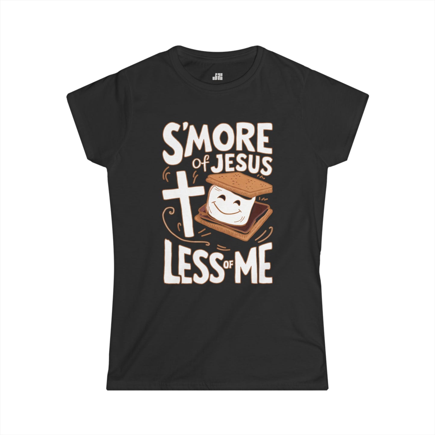 Christian Women's S'more of Jesus Less of Me Softstyle T-shirt