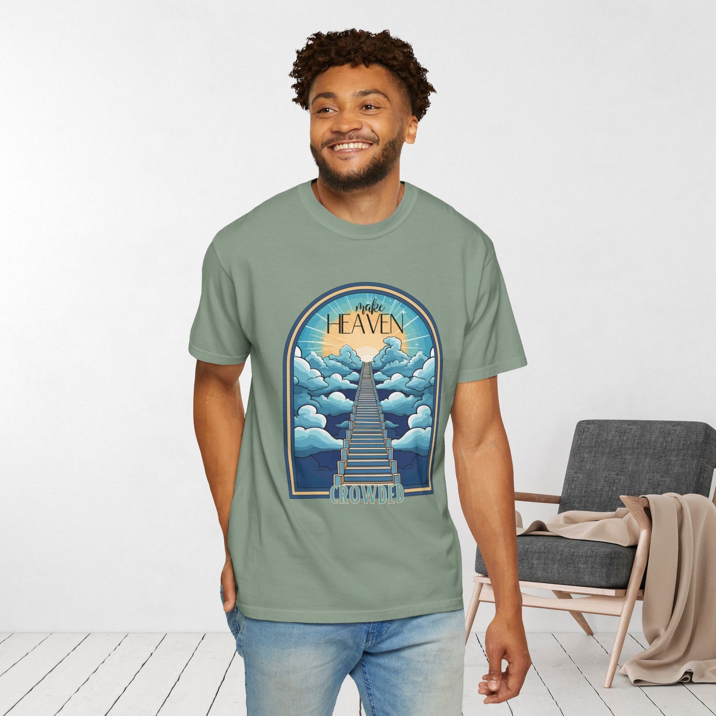 Comfort Colors Make Heaven Crowded Shirt