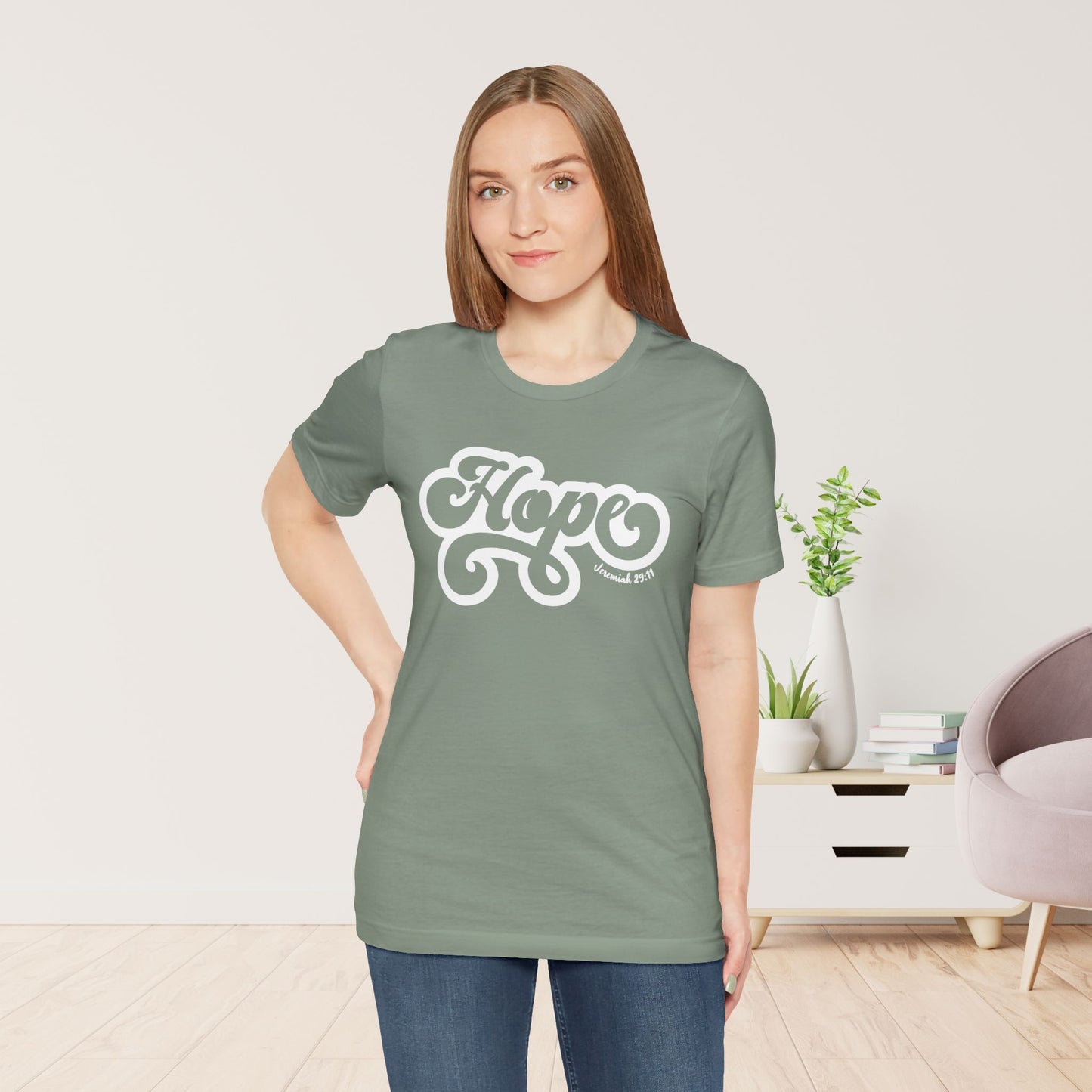 Hope Shirt - Bible Verse Christian Soft Cotton Tee