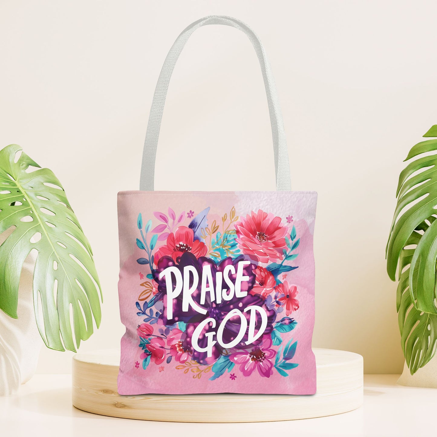 Praise God Tote Bag - Christian Tote Bag