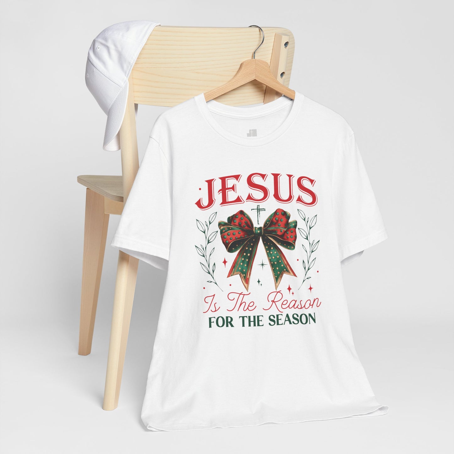 Jesus Is The Reason For The Season Soft Cotton Tee - Christian Christmas Shirt