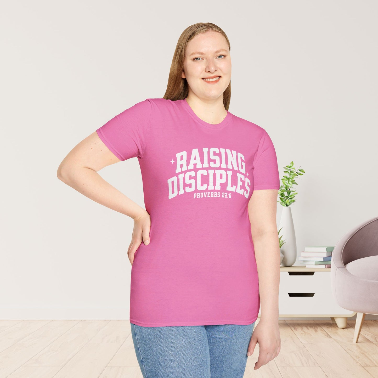 Raising Disciples Proverbs 22:6 Softstyle T-shirt