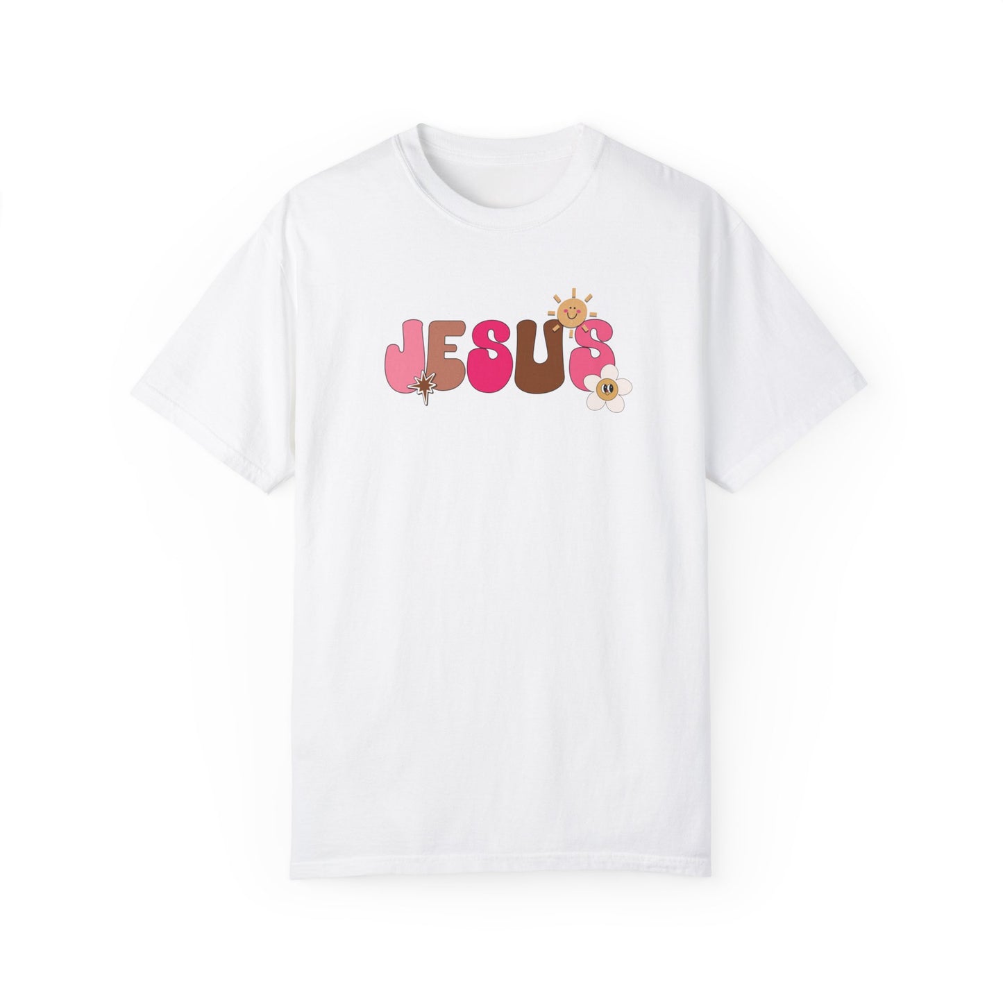 Comfort Colors Pink Jesus is the Way John 14:6 Bible Verse Christian Shirt