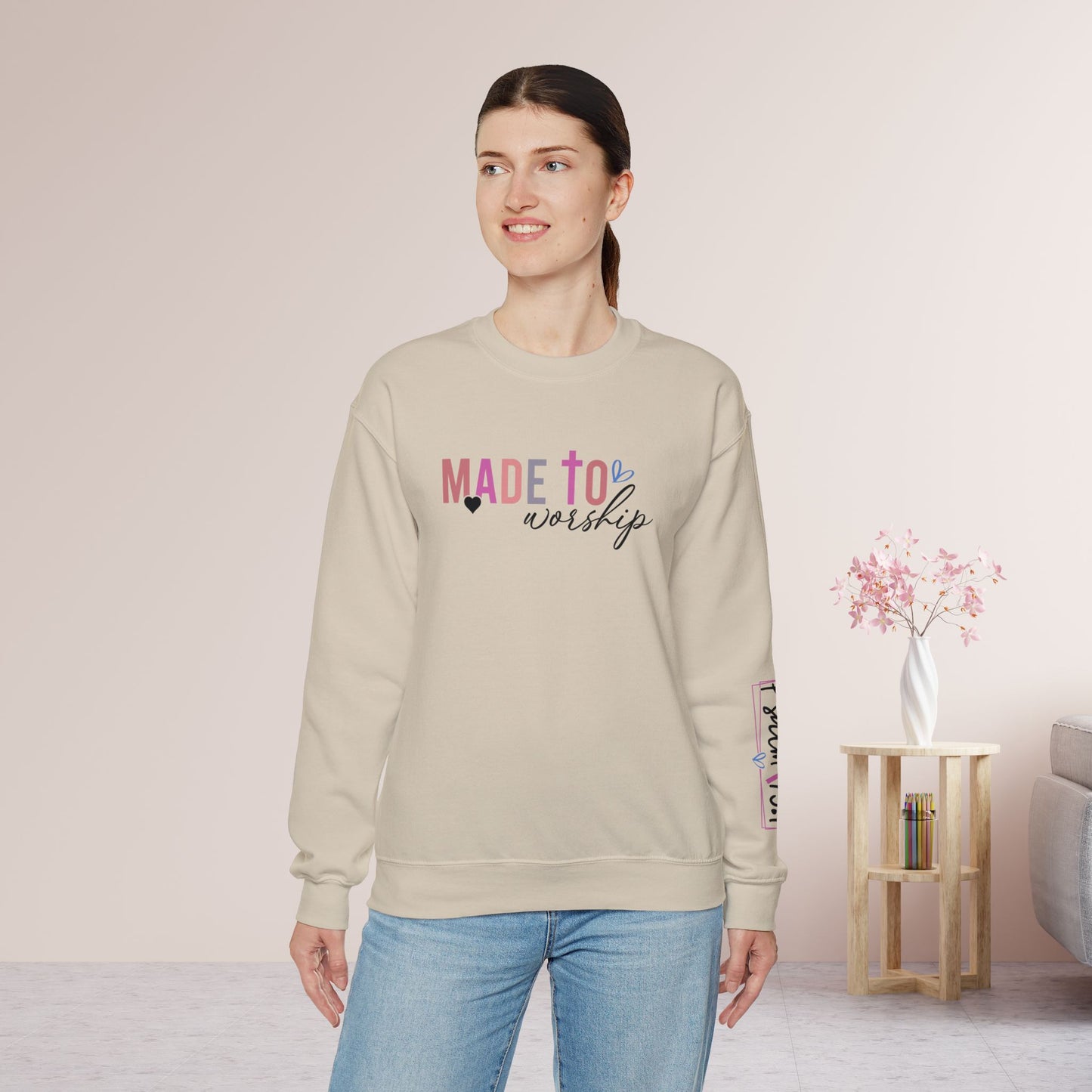 Made to Worship Christian Sweatshirt