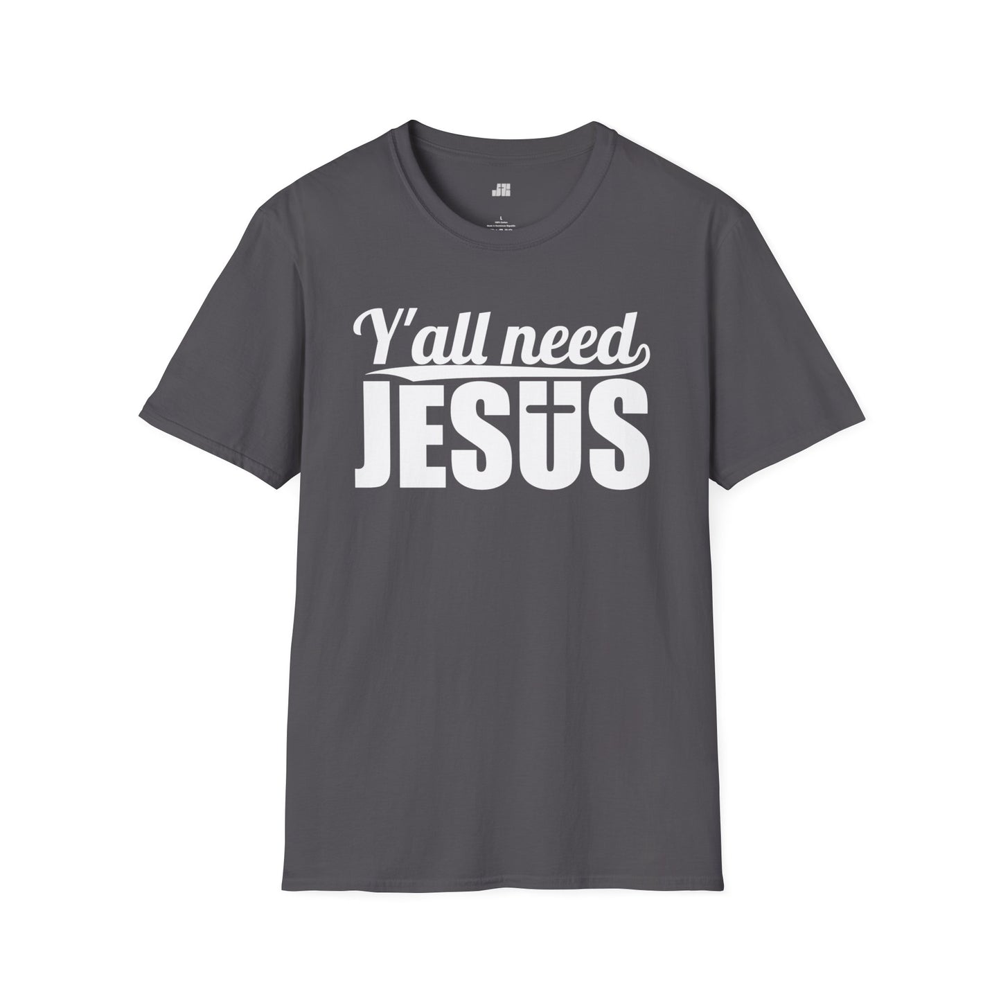 Y'all Need Jesus Softstyle T-shirt - Christian Shirt