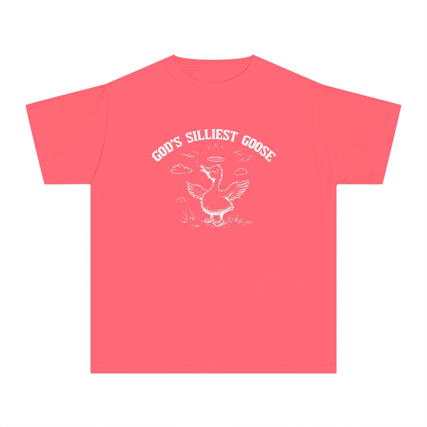 God's Silliest Goose Comfort Colors Youth Christian Tee