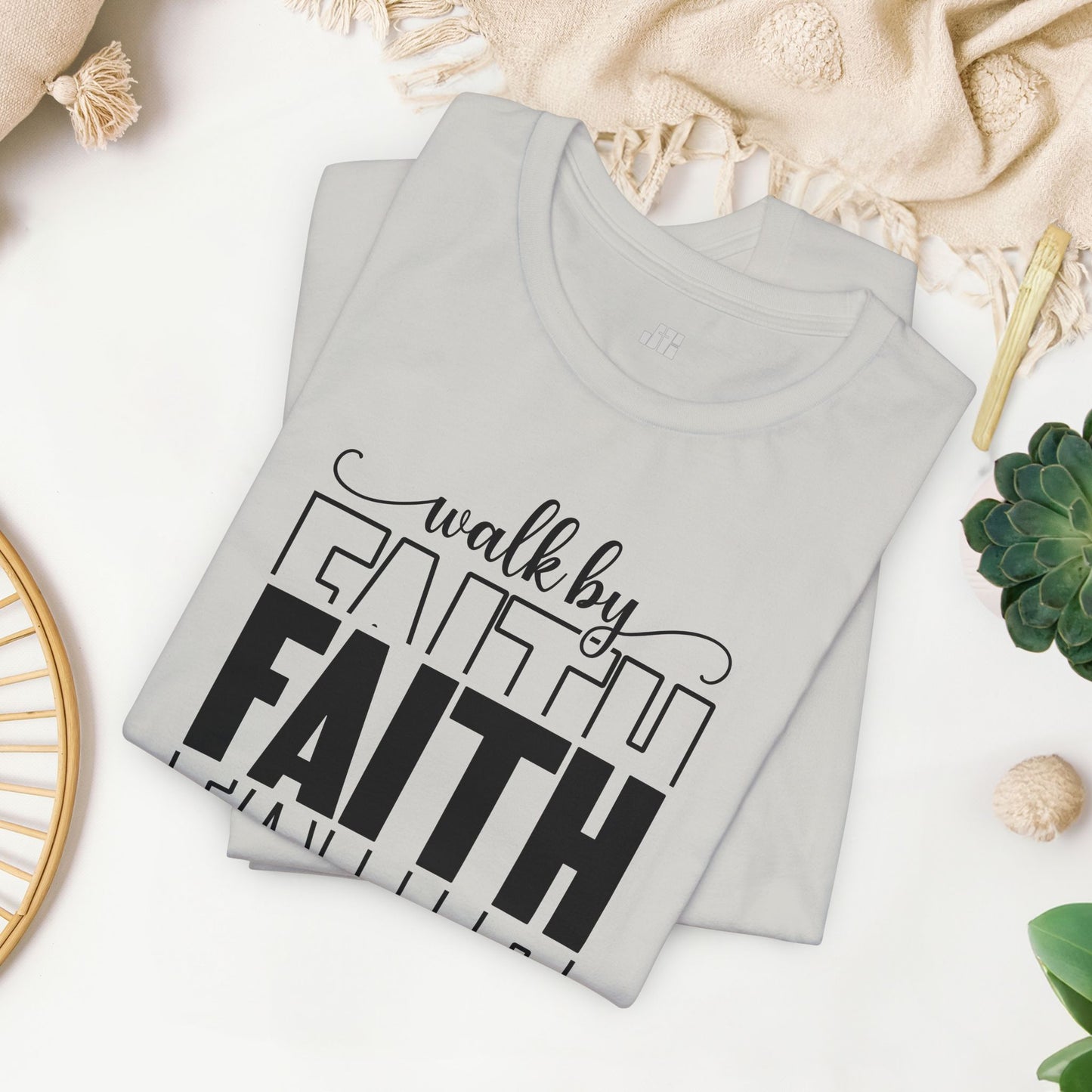 Walk by Faith Christian Soft Cotton Tee