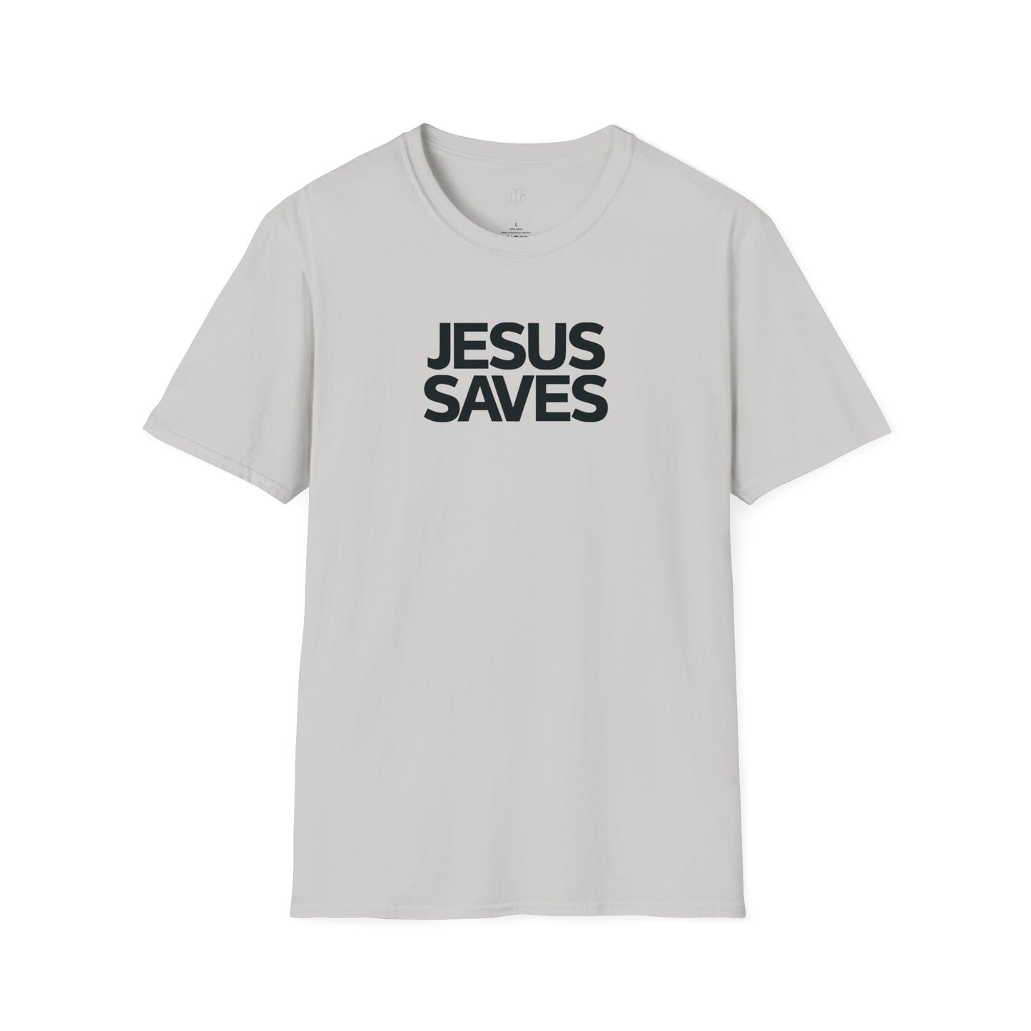 Unisex Jesus Saves Softstyle T-shirt - Acts 4:12 Bible Verse Christian Shirt