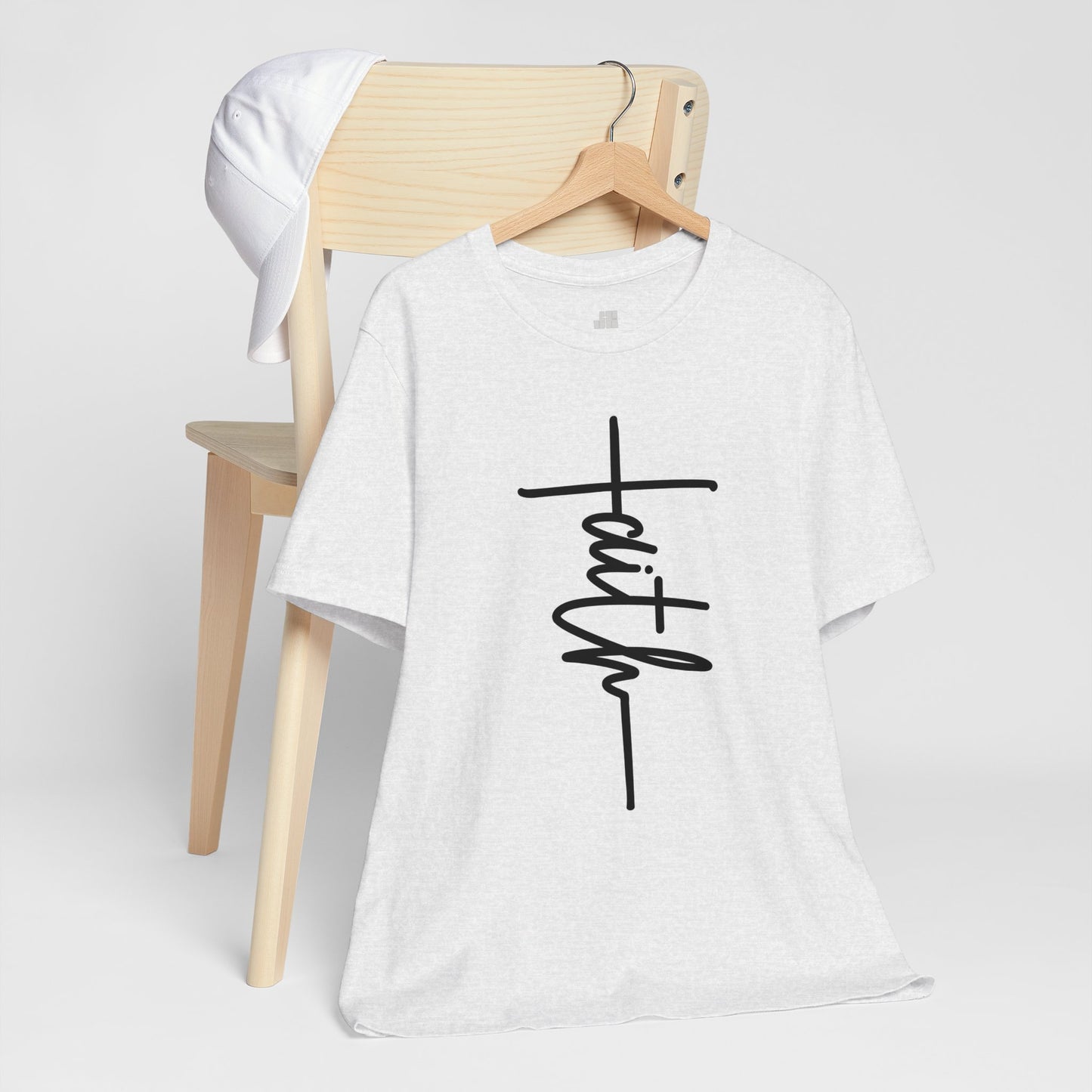 Christian Faith Shirt - Faith Cross Soft Cotton Tee