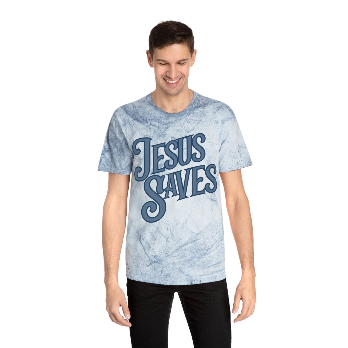 Unisex Jesus Saves Comfort Colors Color Blast T-shirt