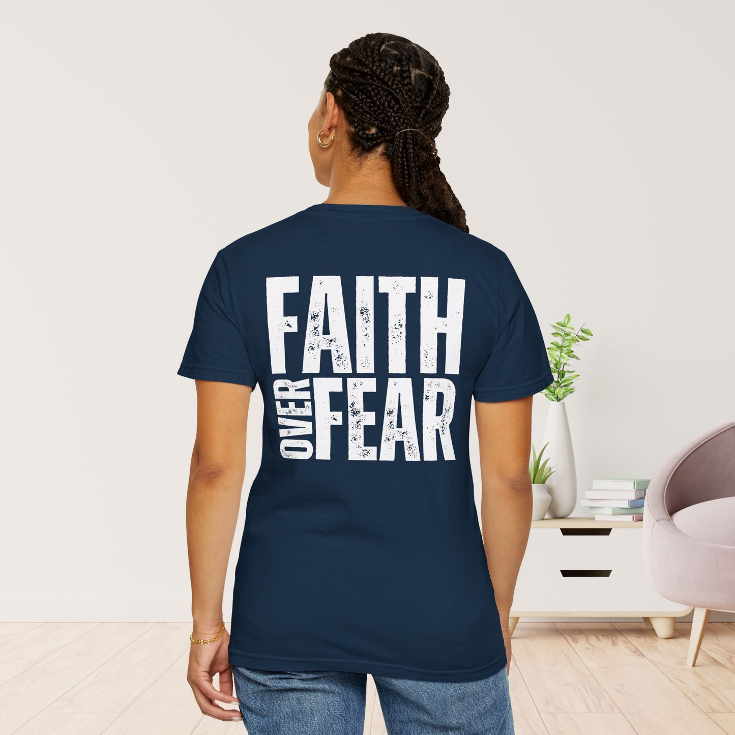 Comfort Colors Faith Over Fear Christian Shirt