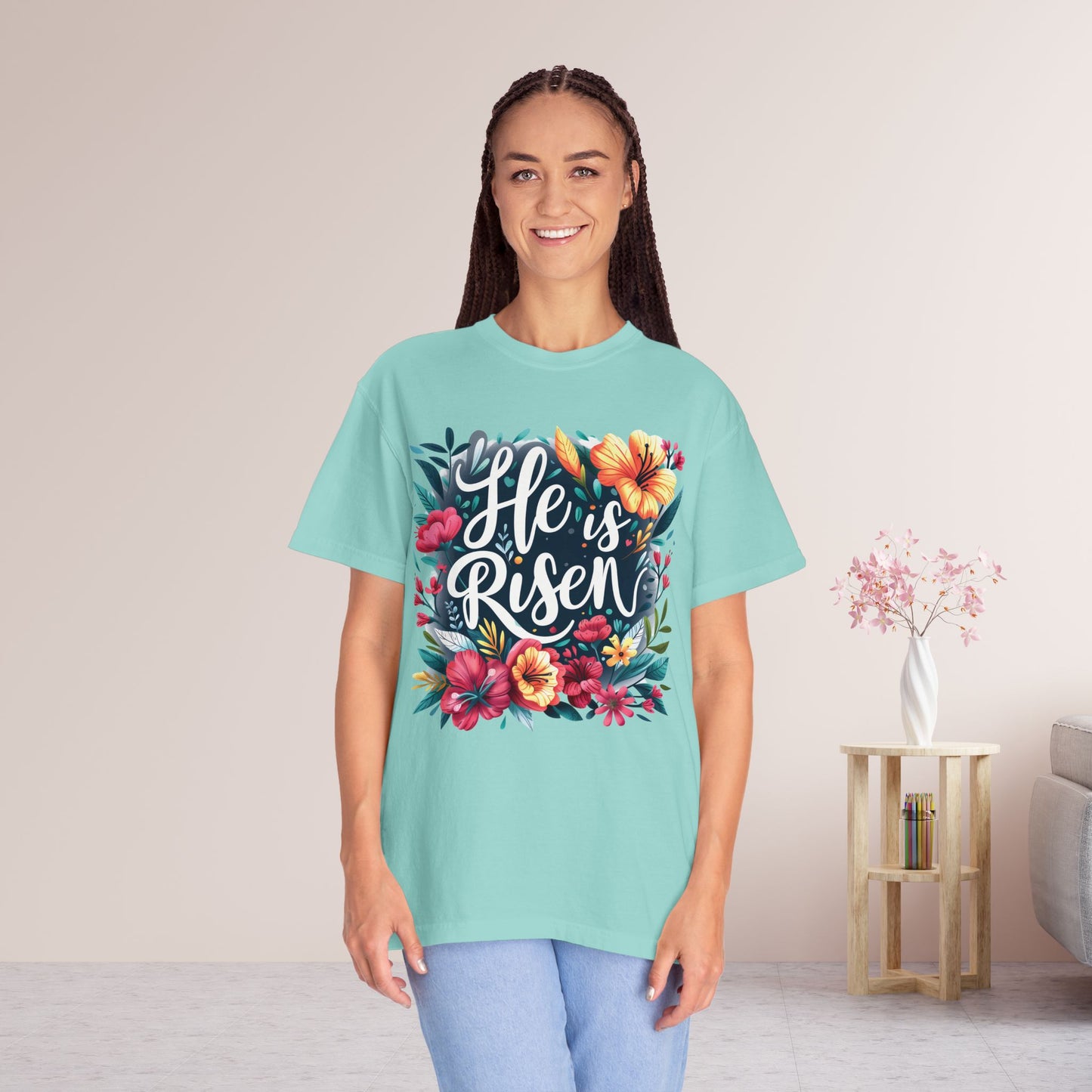 He is Risen Women's Comfort Colors Tee