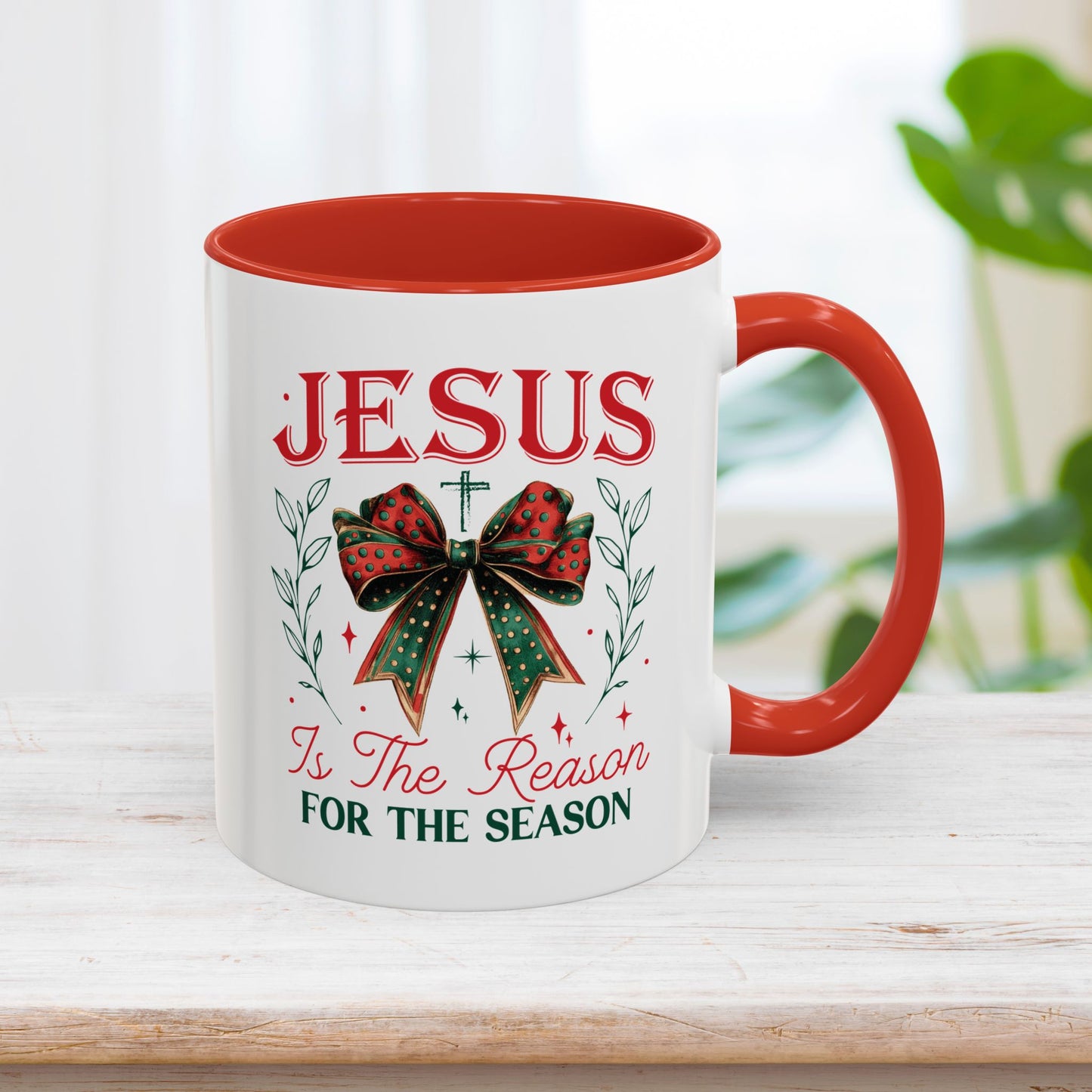 Jesus Is The Reason For The Season Mug - Christian Coffee Mug