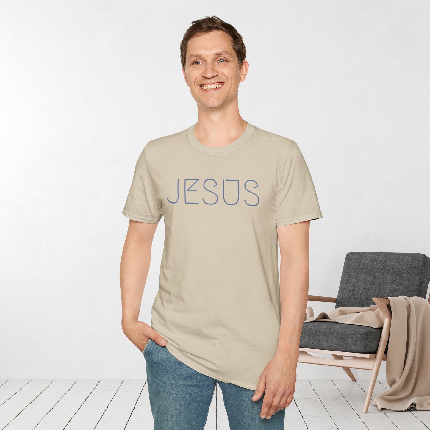 Minimalist Jesus Softstyle T-shirt