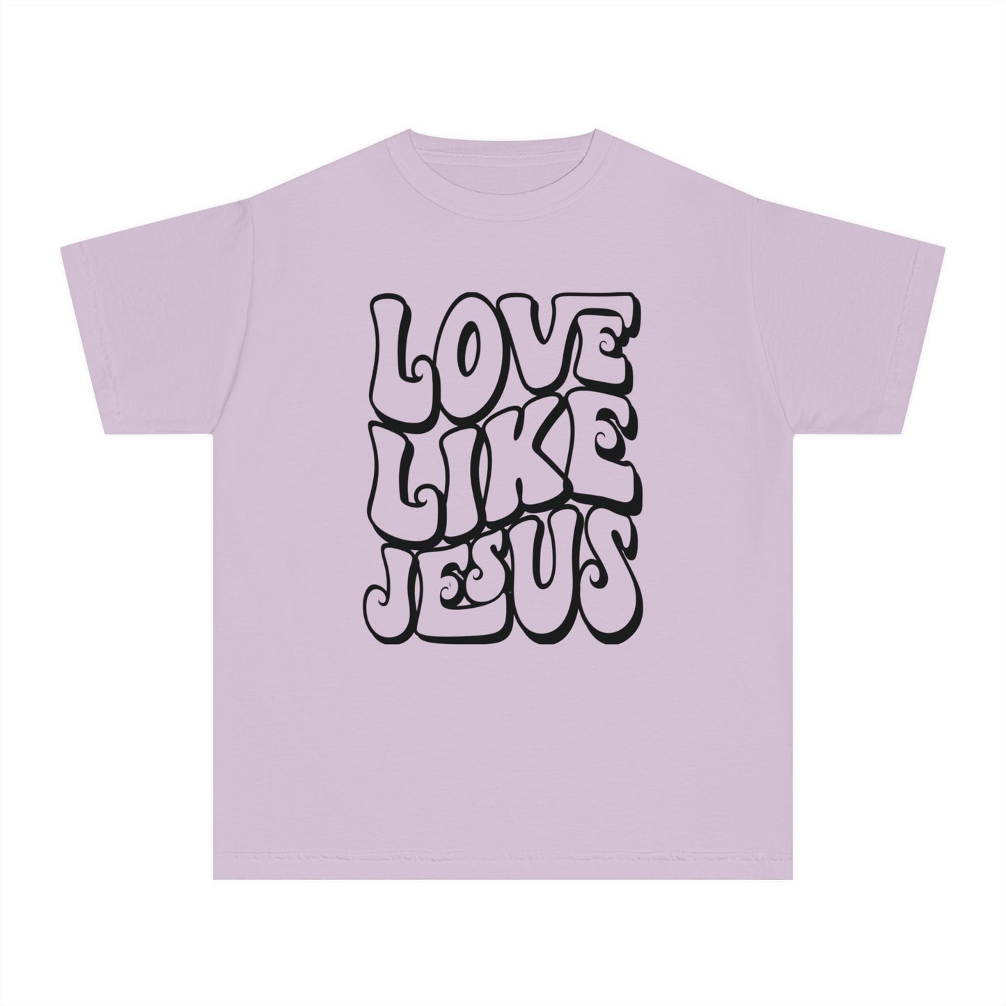 Love Like Jesus Comfort Colors Youth Christian Tee