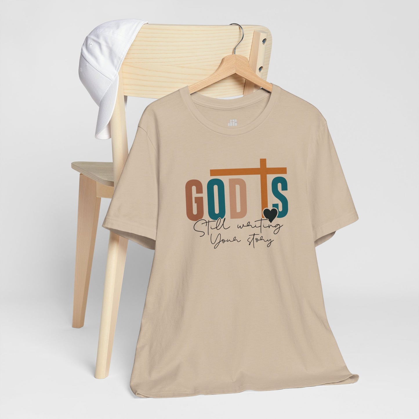 God is Still Writing Your Story Christian Soft Cotton Tee