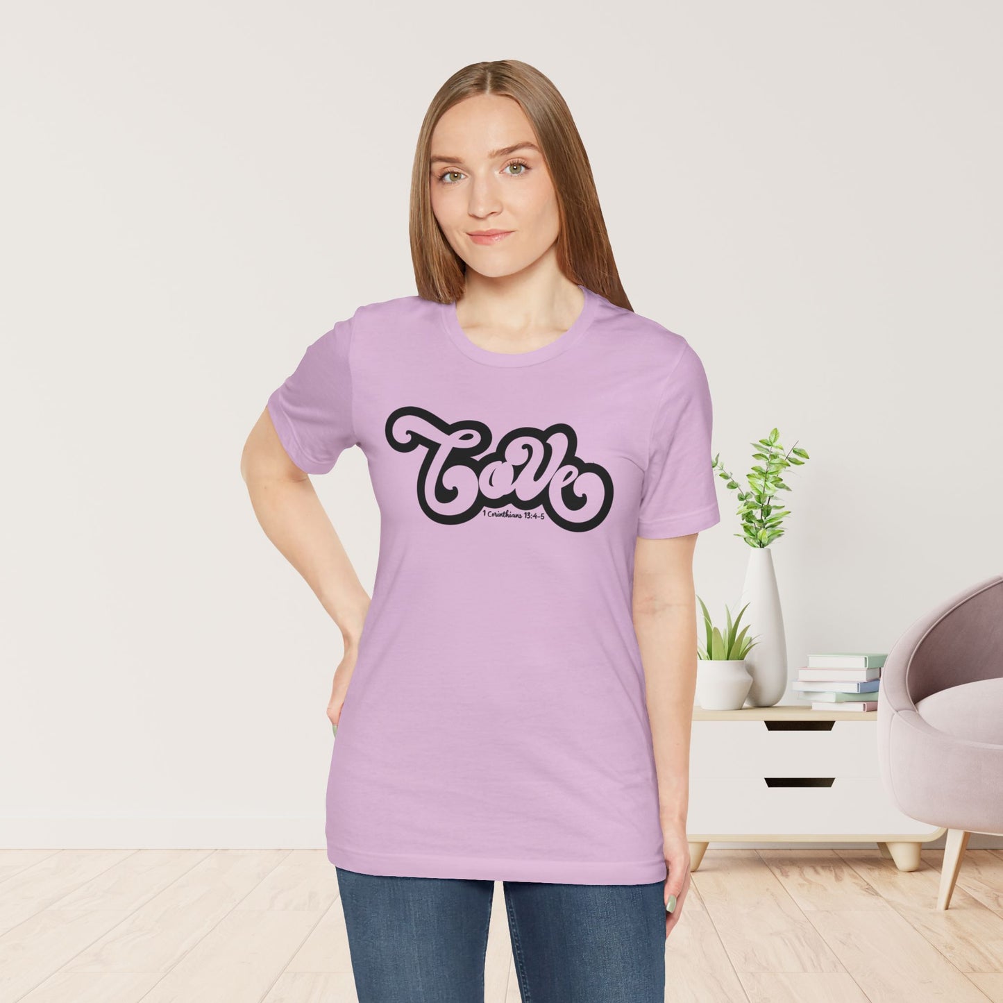 Love Shirt - Bible Verse Christian Soft Cotton Tee