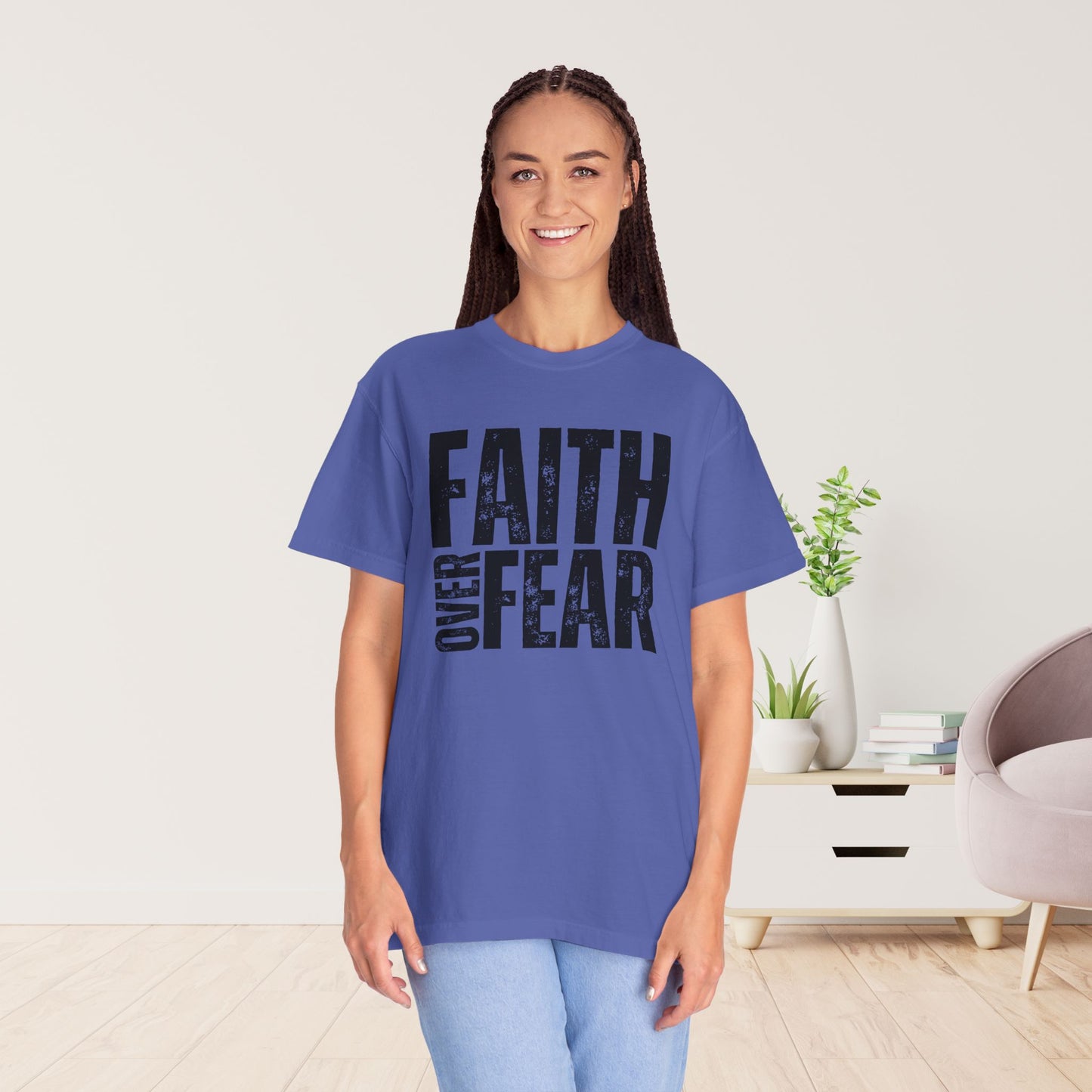 Comfort Colors Faith Over Fear Shirt Unisex Shirt