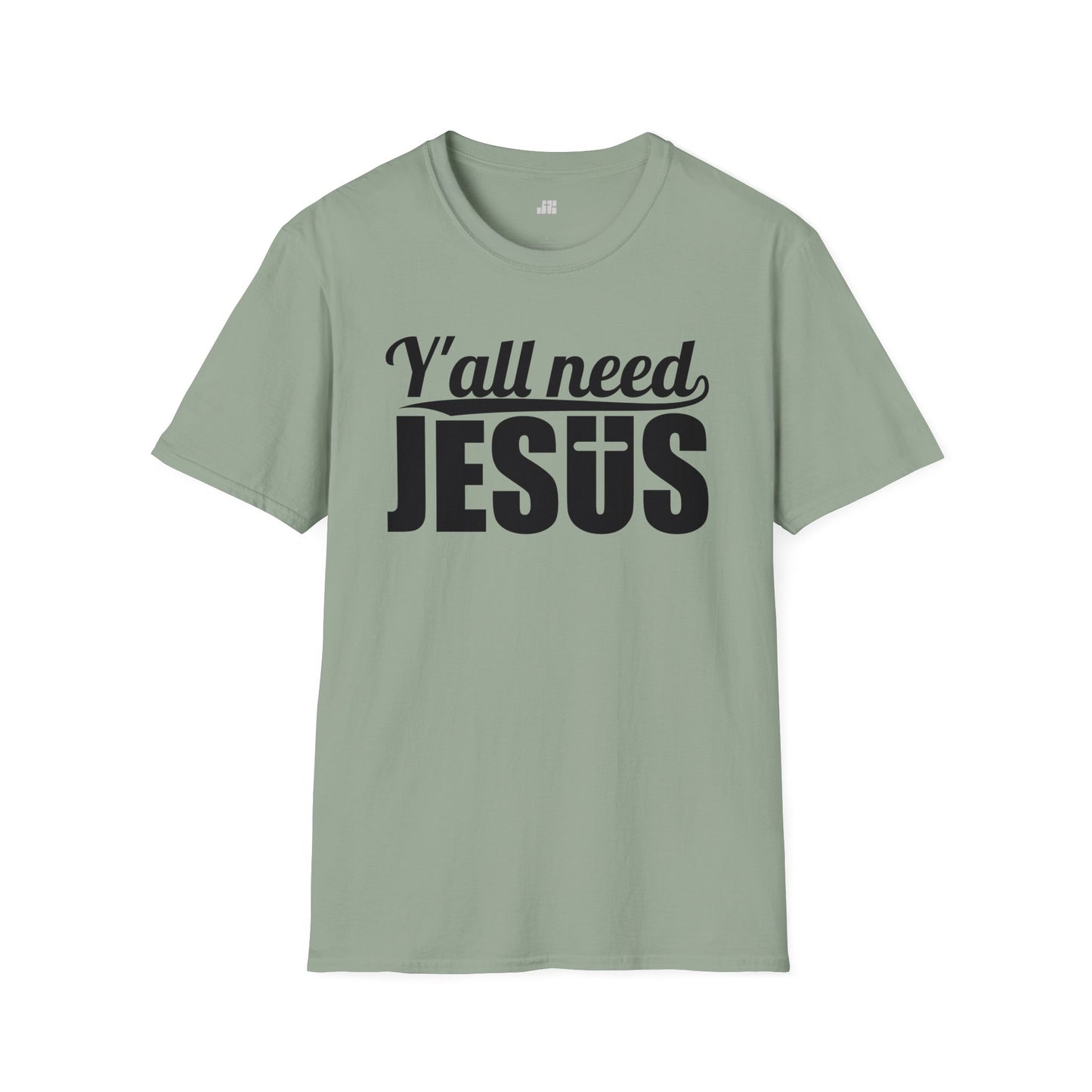 Y'all Need Jesus Softstyle T-shirt - Christian Shirt