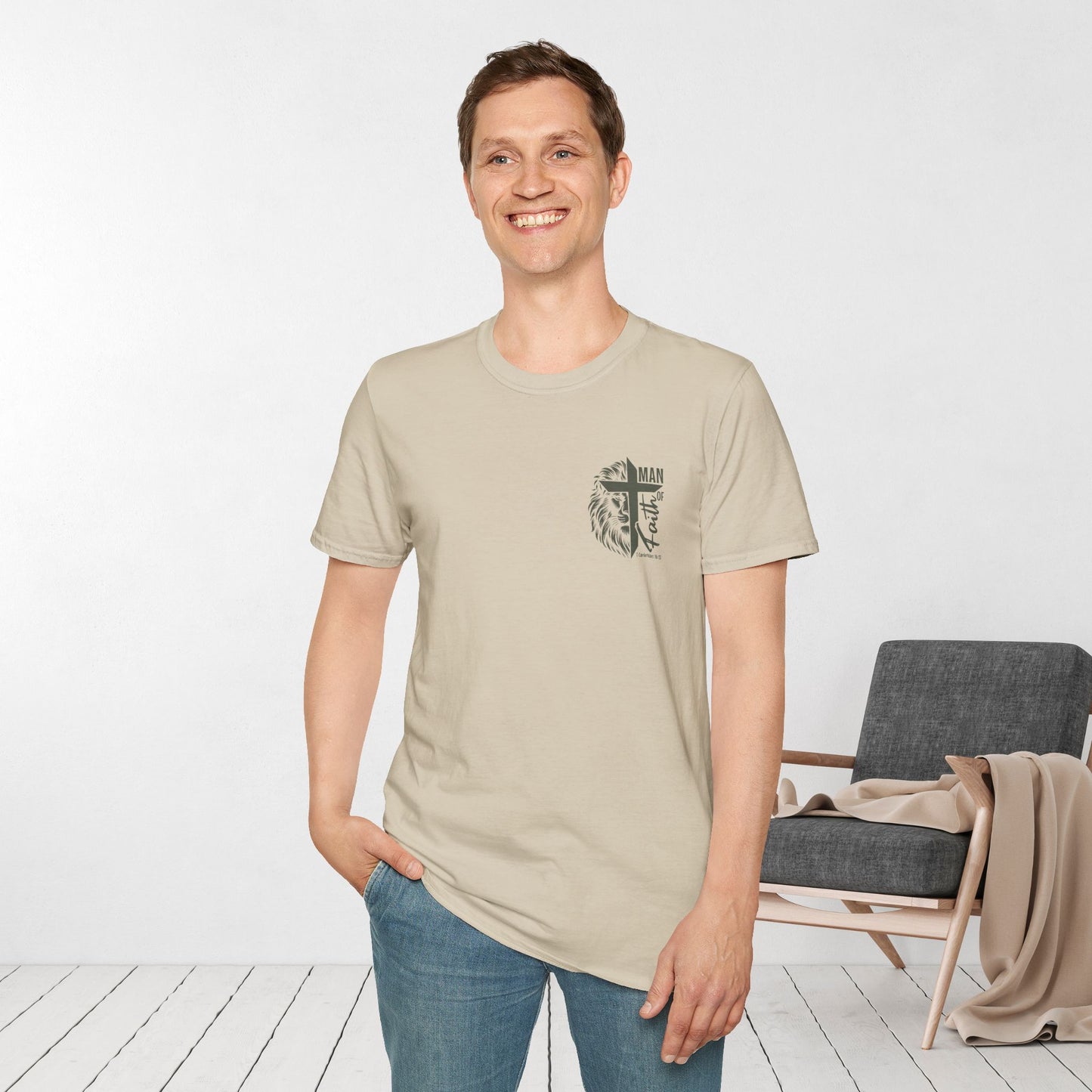 Man of Faith Softstyle T-shirt