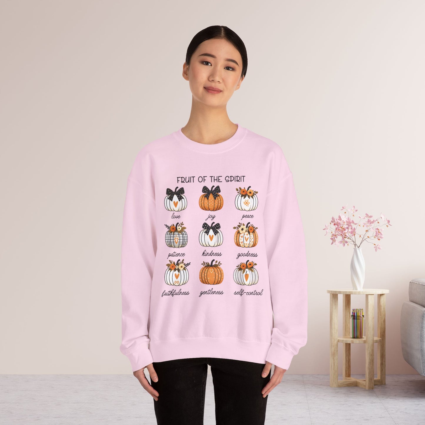 Pumpkin Fruit of The Spirit Christian Sweatshirt - Christian Pullover