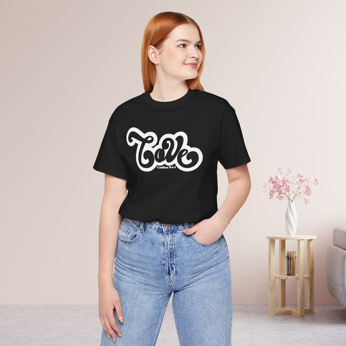 Love Shirt - Bible Verse Christian Soft Cotton Tee