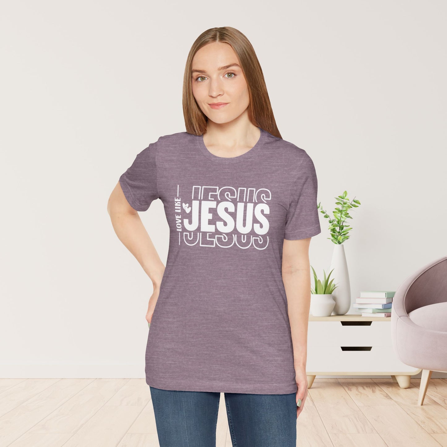 Love Like Jesus Christian Soft Cotton Tee