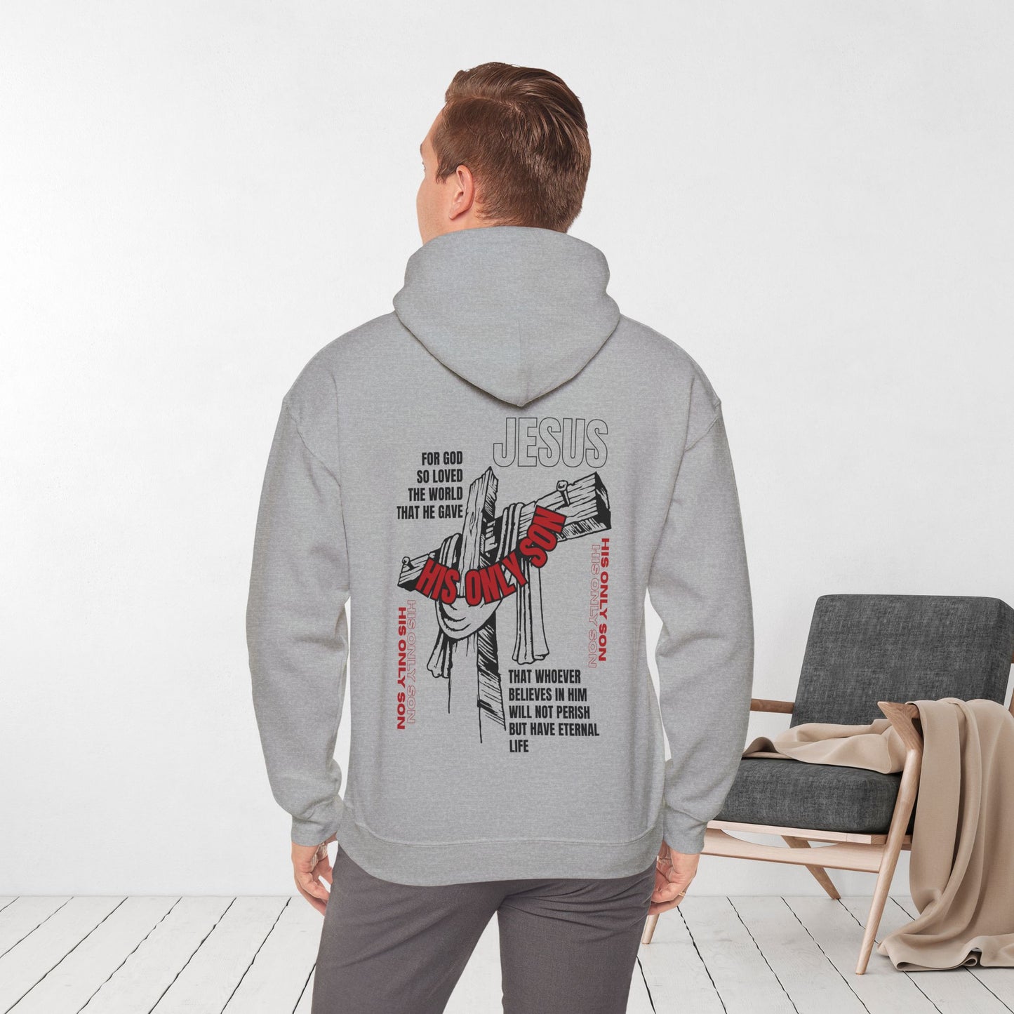 John 3:16 Men's Hoodie