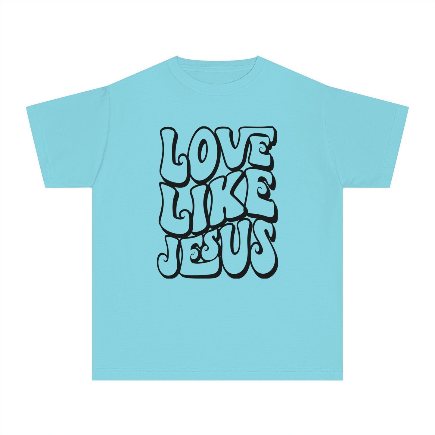 Love Like Jesus Comfort Colors Youth Christian Tee